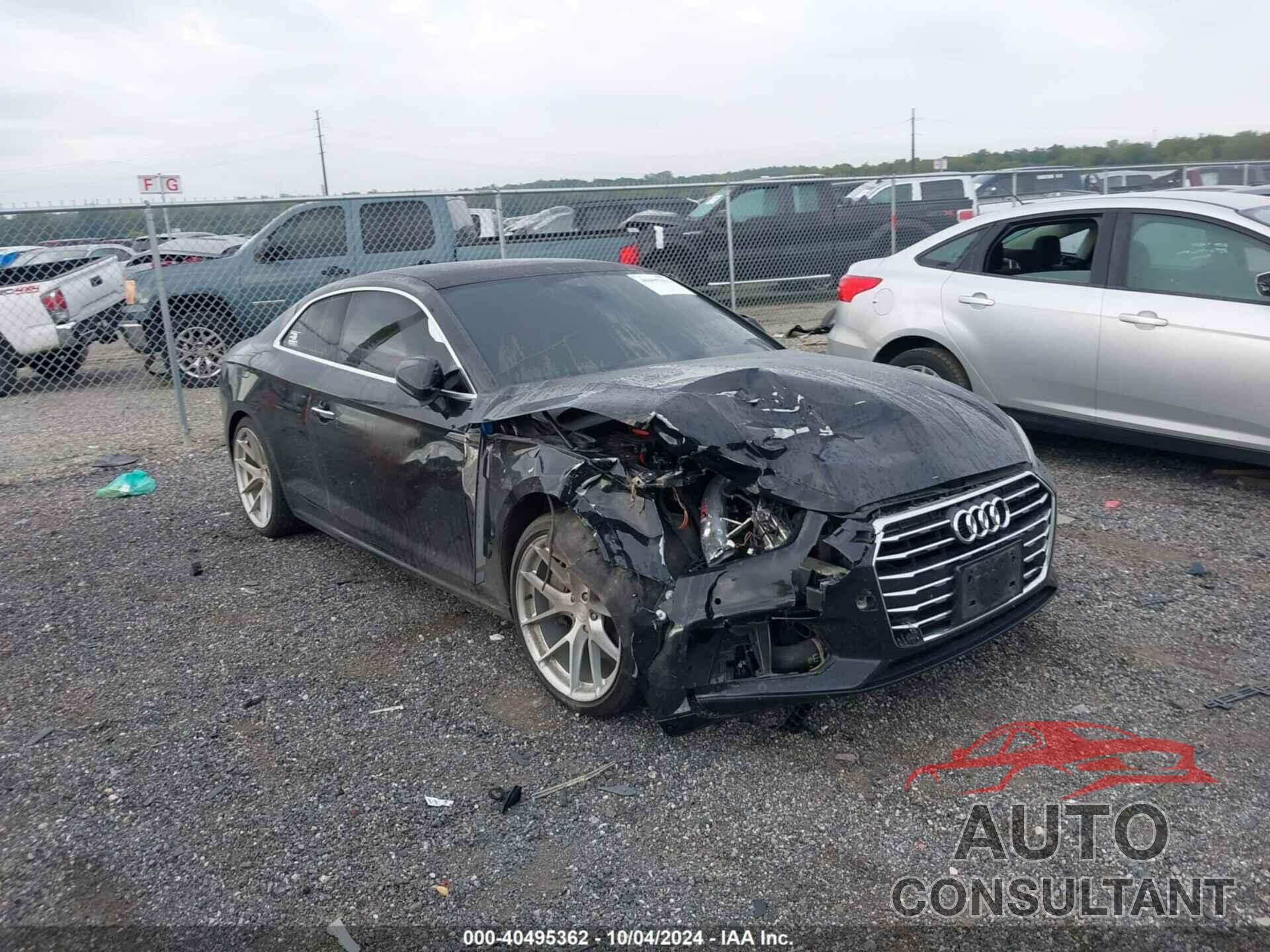 AUDI A5 2018 - WAUPNAF51JA023577