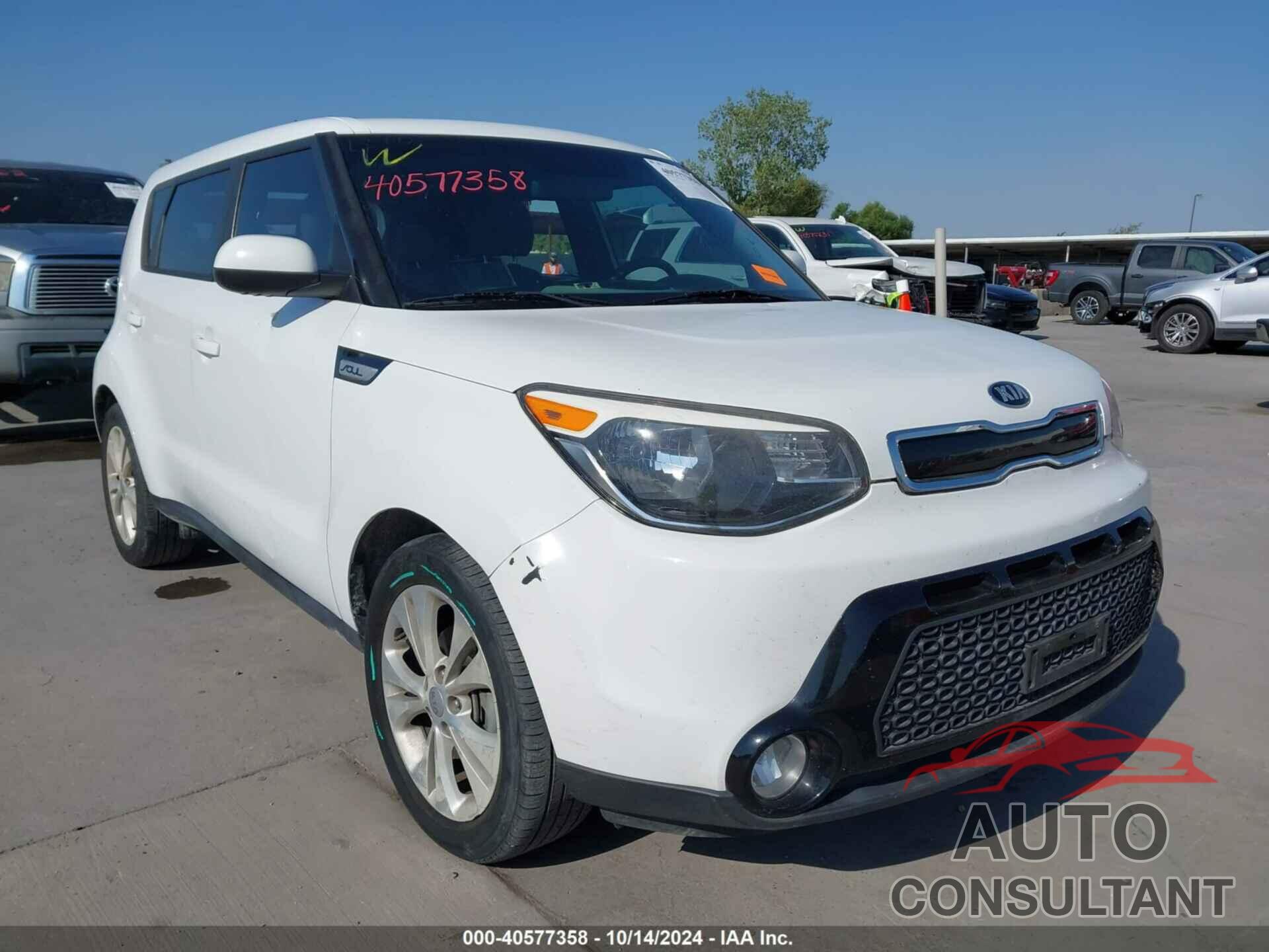 KIA SOUL 2016 - KNDJP3A50G7392734