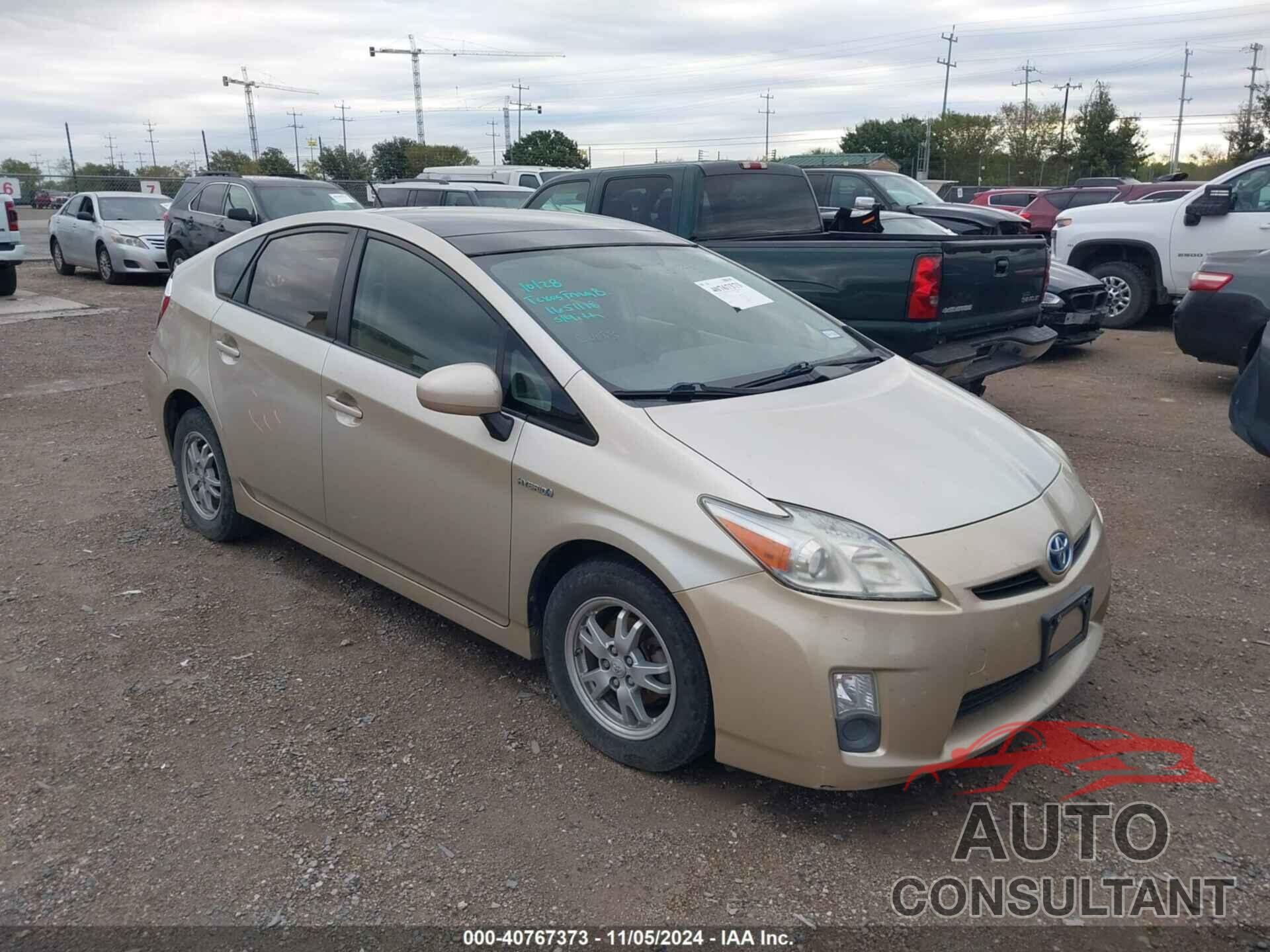 TOYOTA PRIUS 2010 - JTDKN3DU3A0169407