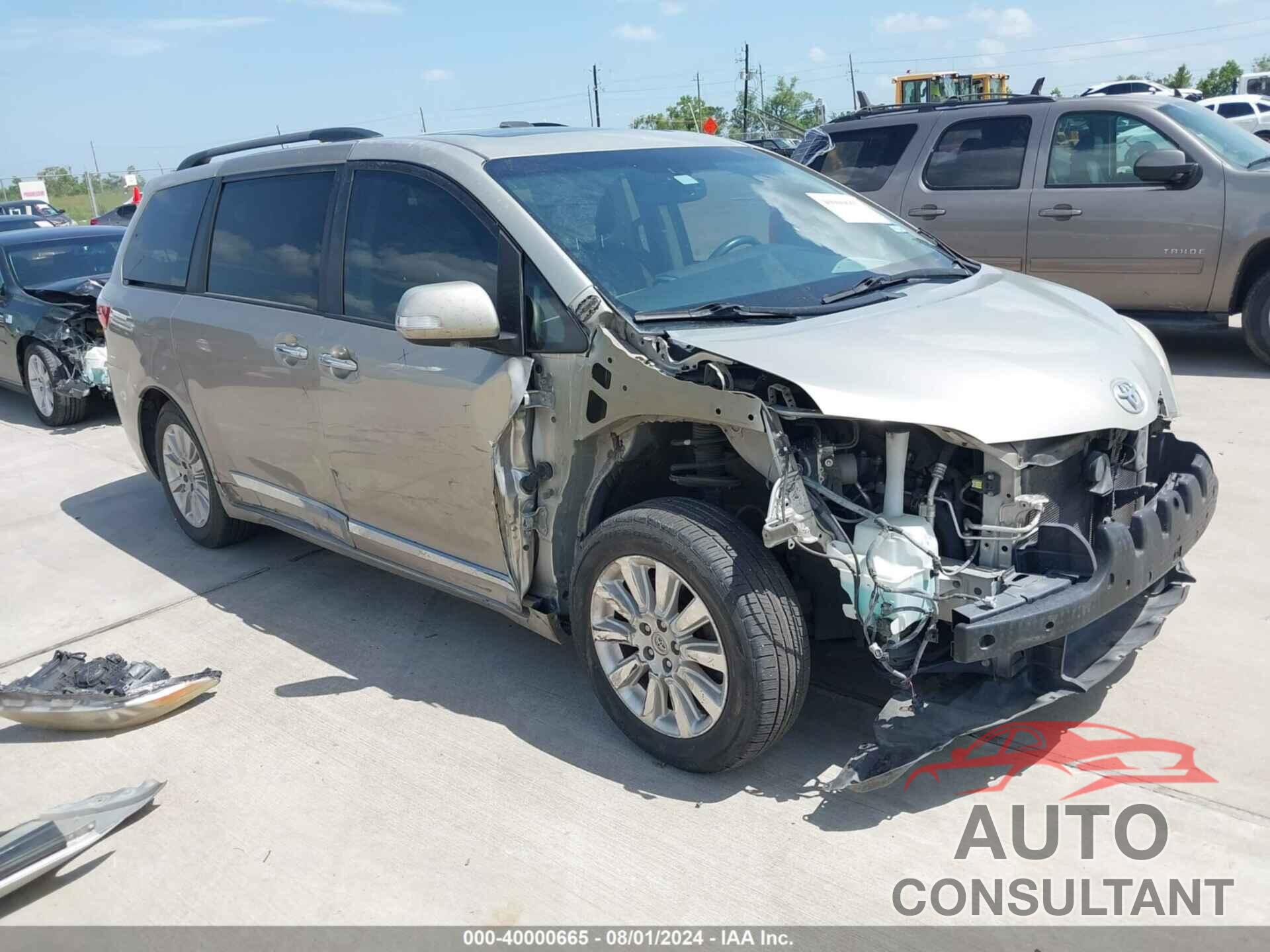 TOYOTA SIENNA 2016 - 5TDYK3DC8GS714789