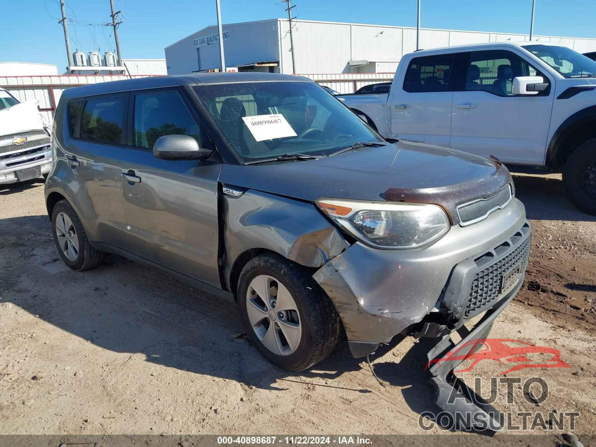 KIA SOUL 2015 - KNDJN2A22F7218734