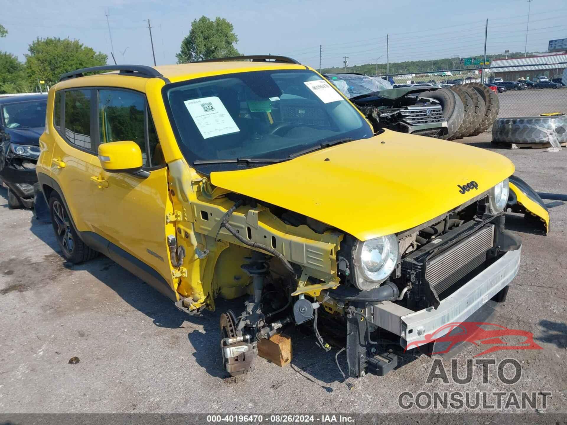 JEEP RENEGADE 2017 - ZACCJABB1HPE92865