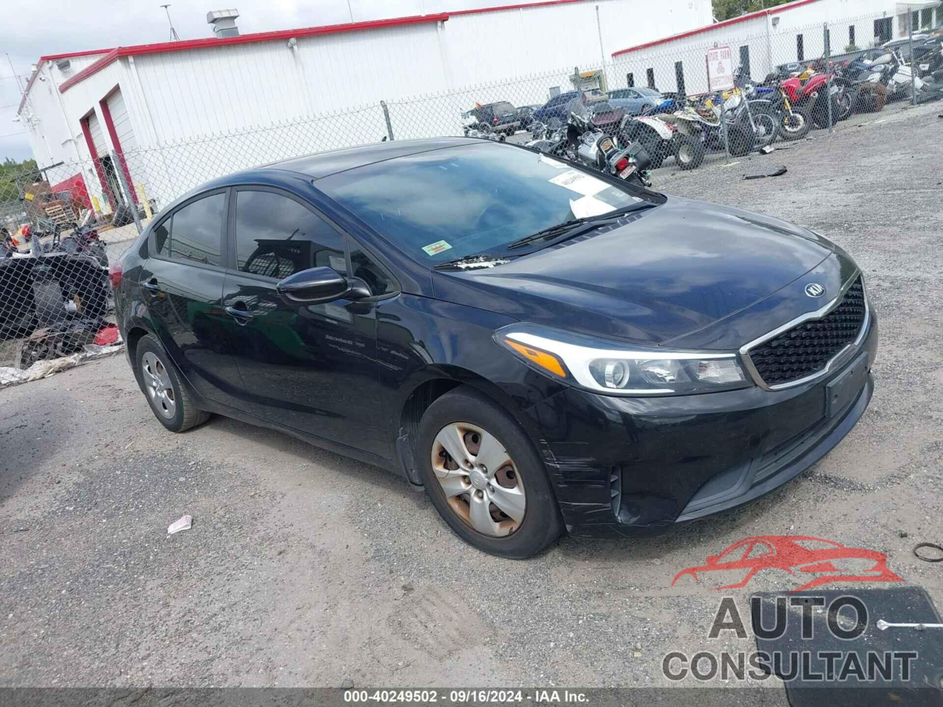 KIA FORTE 2017 - 3KPFK4A75HE025874