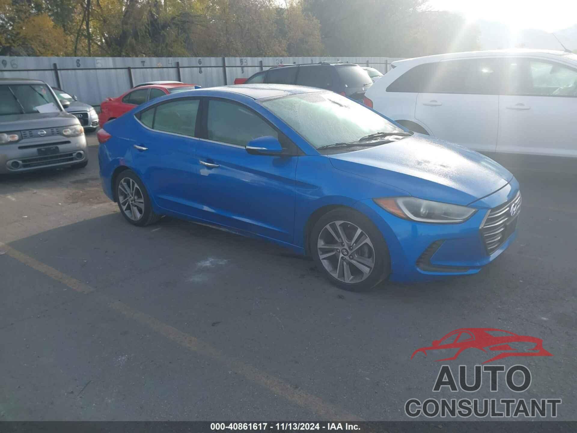 HYUNDAI ELANTRA 2017 - 5NPD84LFXHH027867