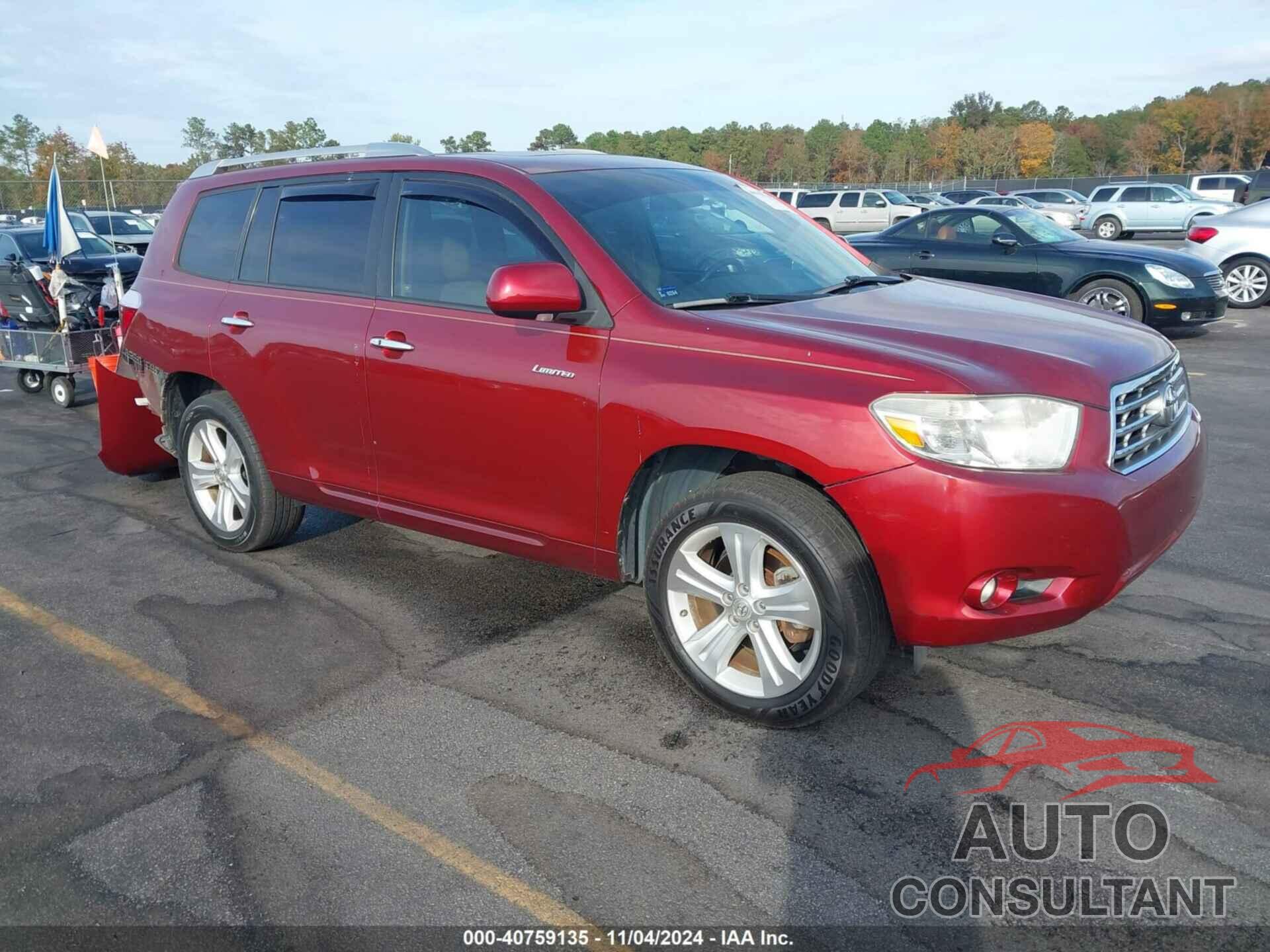 TOYOTA HIGHLANDER 2010 - 5TDYK3EHXAS020767