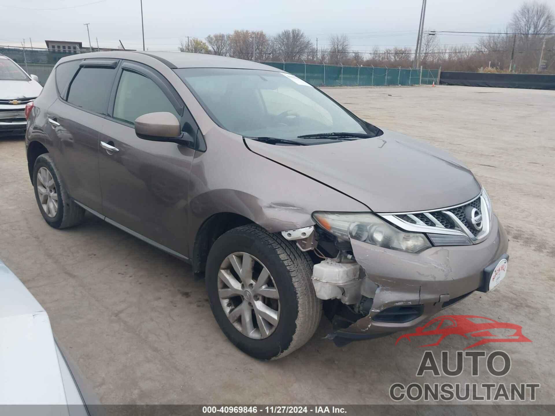 NISSAN MURANO 2012 - JN8AZ1MW9CW228468