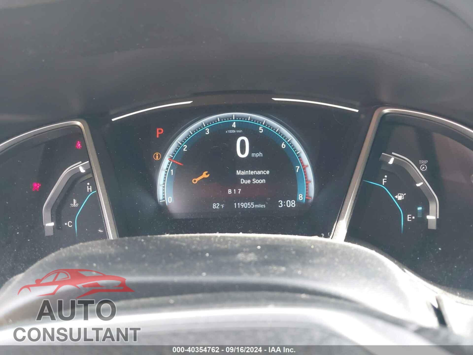 HONDA CIVIC 2017 - 2HGFC2F79HH551019