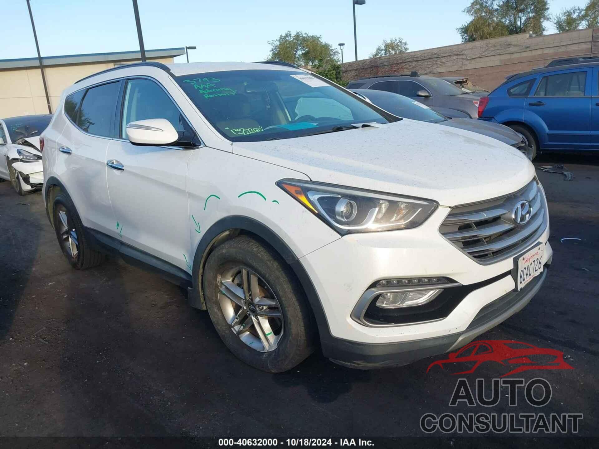 HYUNDAI SANTA FE SPORT 2018 - 5NMZU3LB0JH061649