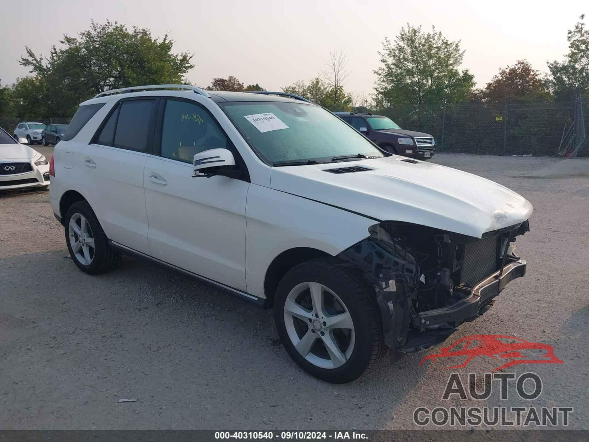 MERCEDES-BENZ GLE 350 2016 - 4JGDA5HB4GA723111