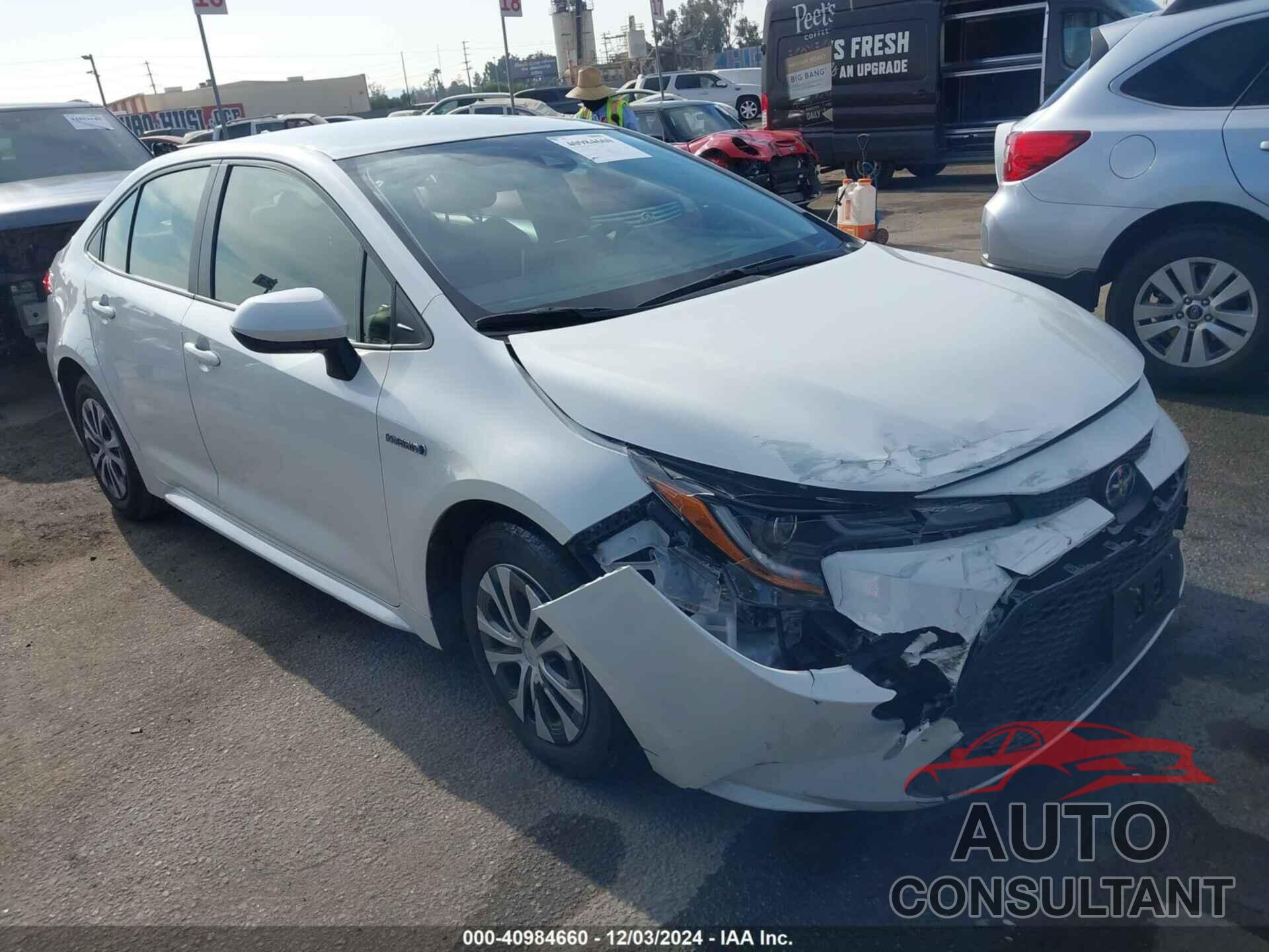 TOYOTA COROLLA 2020 - JTDEBRBE2LJ021668