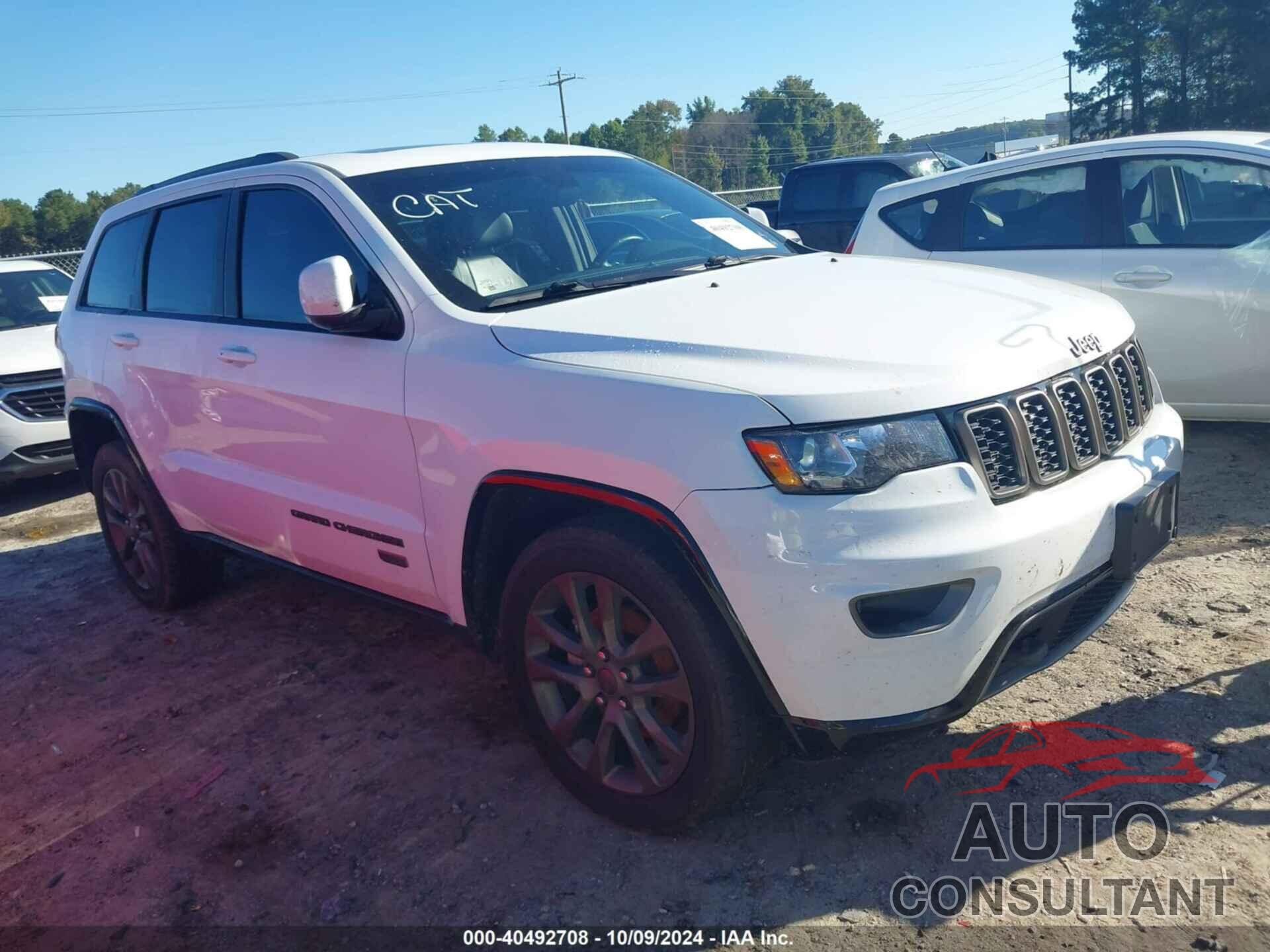 JEEP GRAND CHEROKEE 2016 - 1C4RJFBGXGC444559