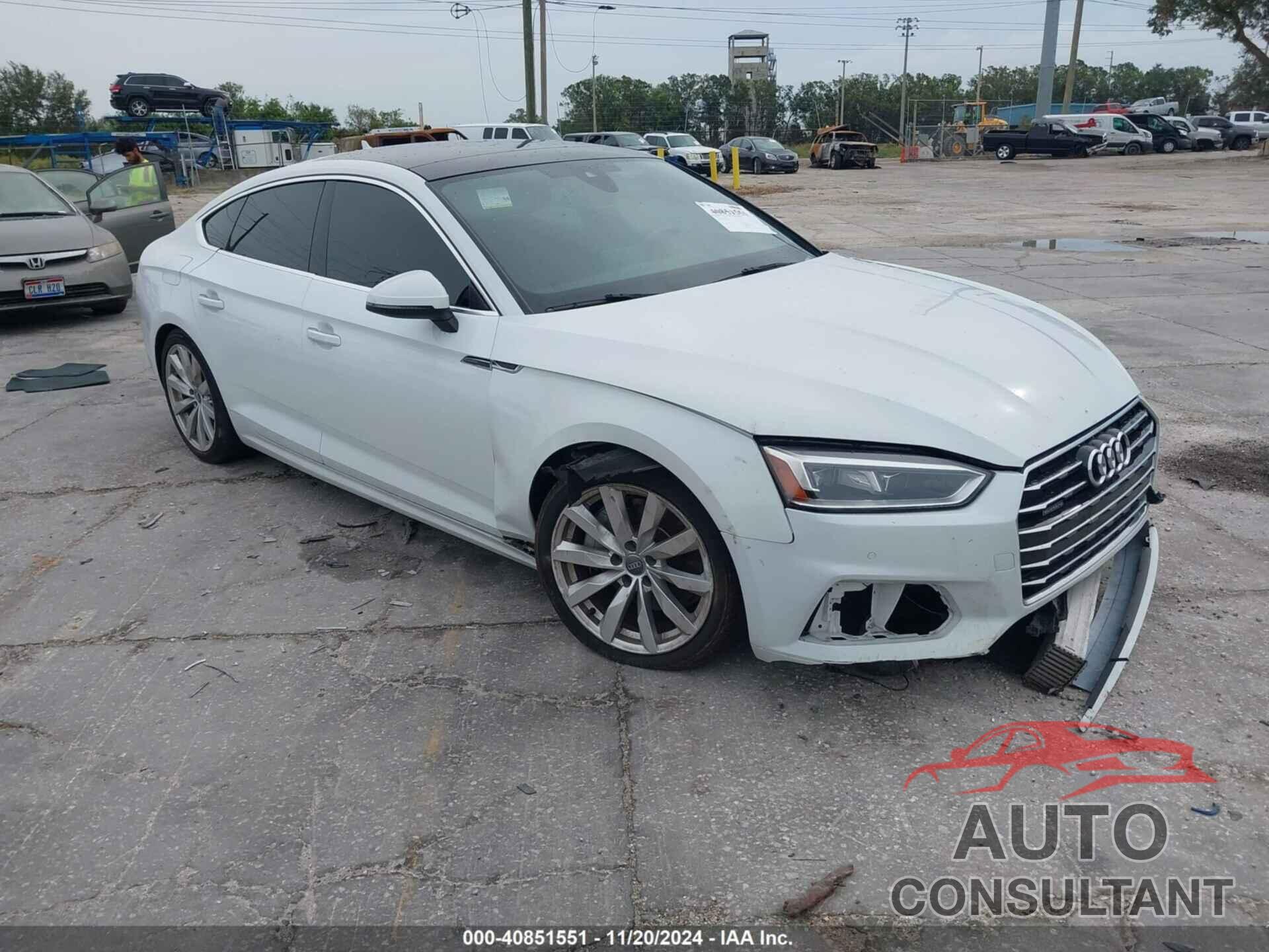 AUDI A5 2018 - WAUBNCF59JA050225