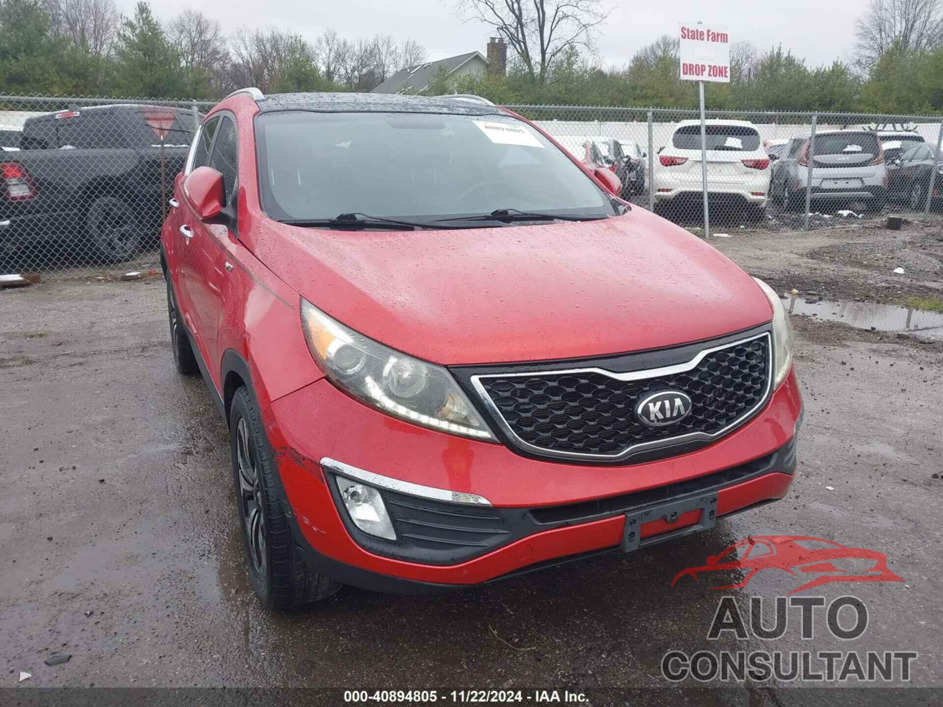 KIA SPORTAGE 2013 - KNDPCCA61D7415626