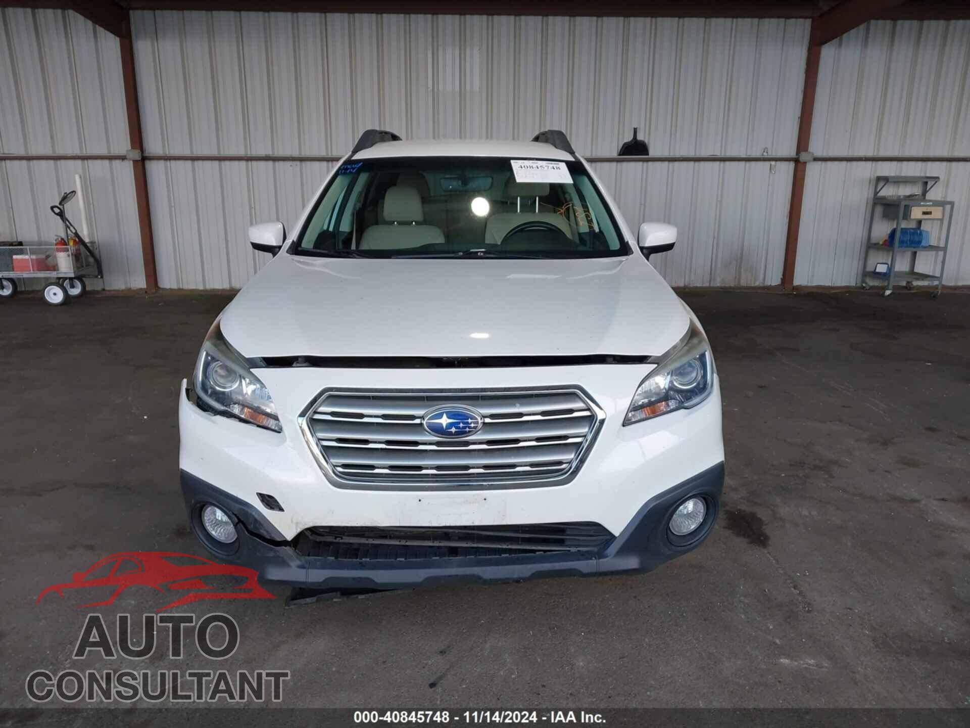 SUBARU OUTBACK 2017 - 4S4BSACC6H3338460