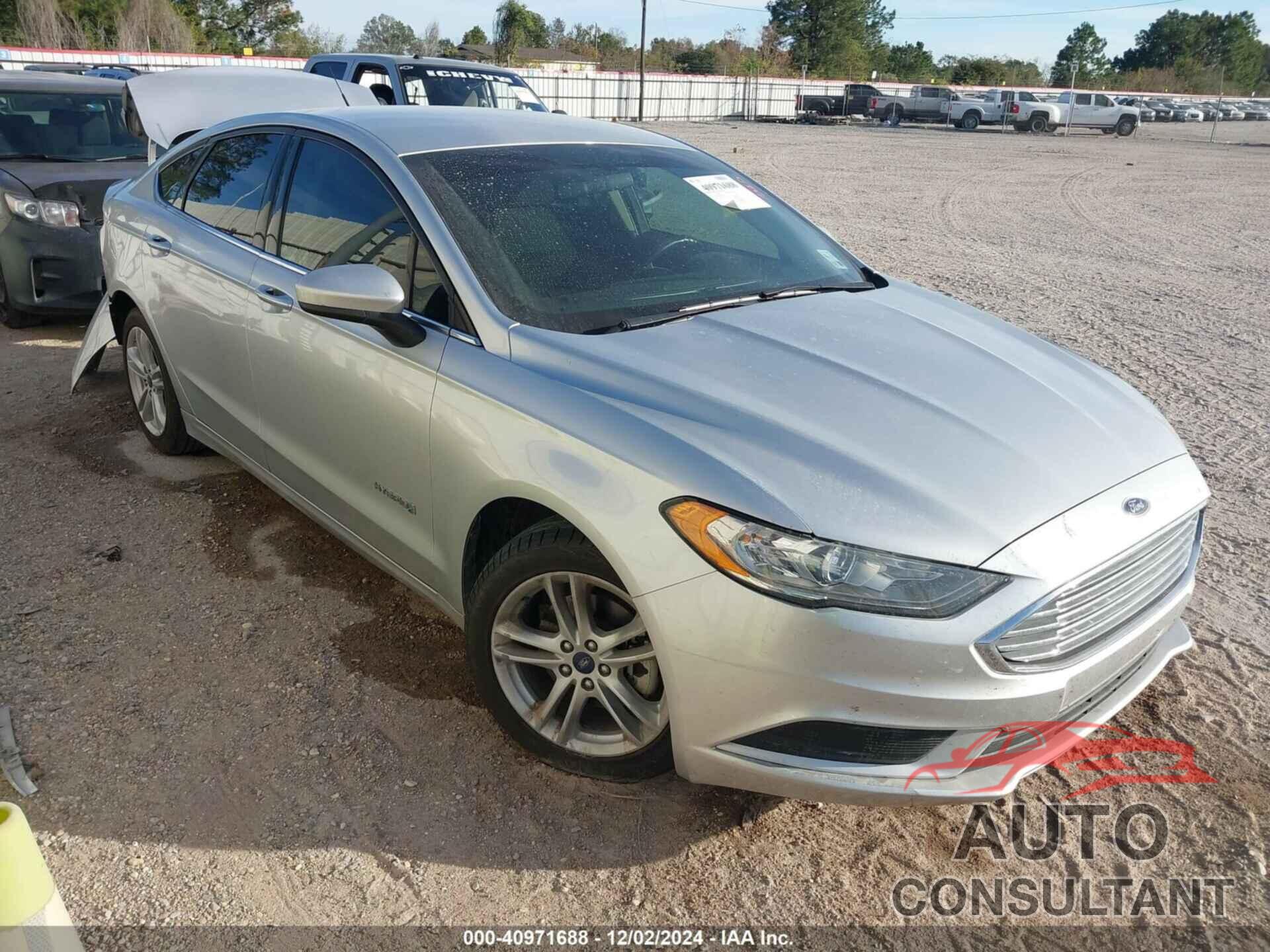 FORD FUSION HYBRID 2018 - 3FA6P0LU9JR208700