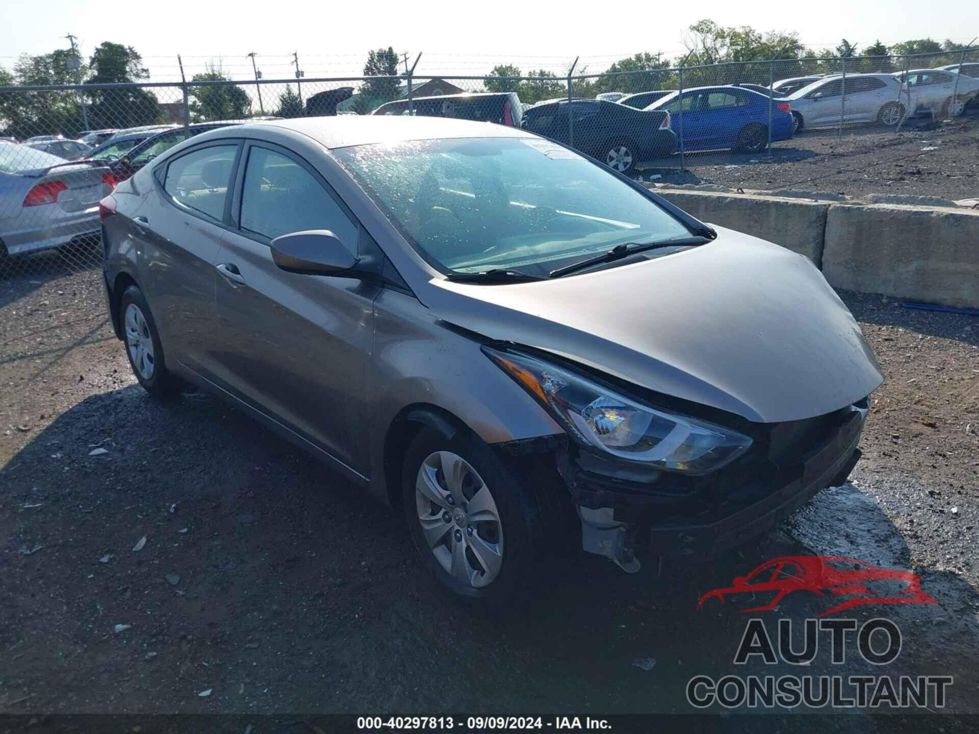 HYUNDAI ELANTRA 2016 - 5NPDH4AE1GH745431