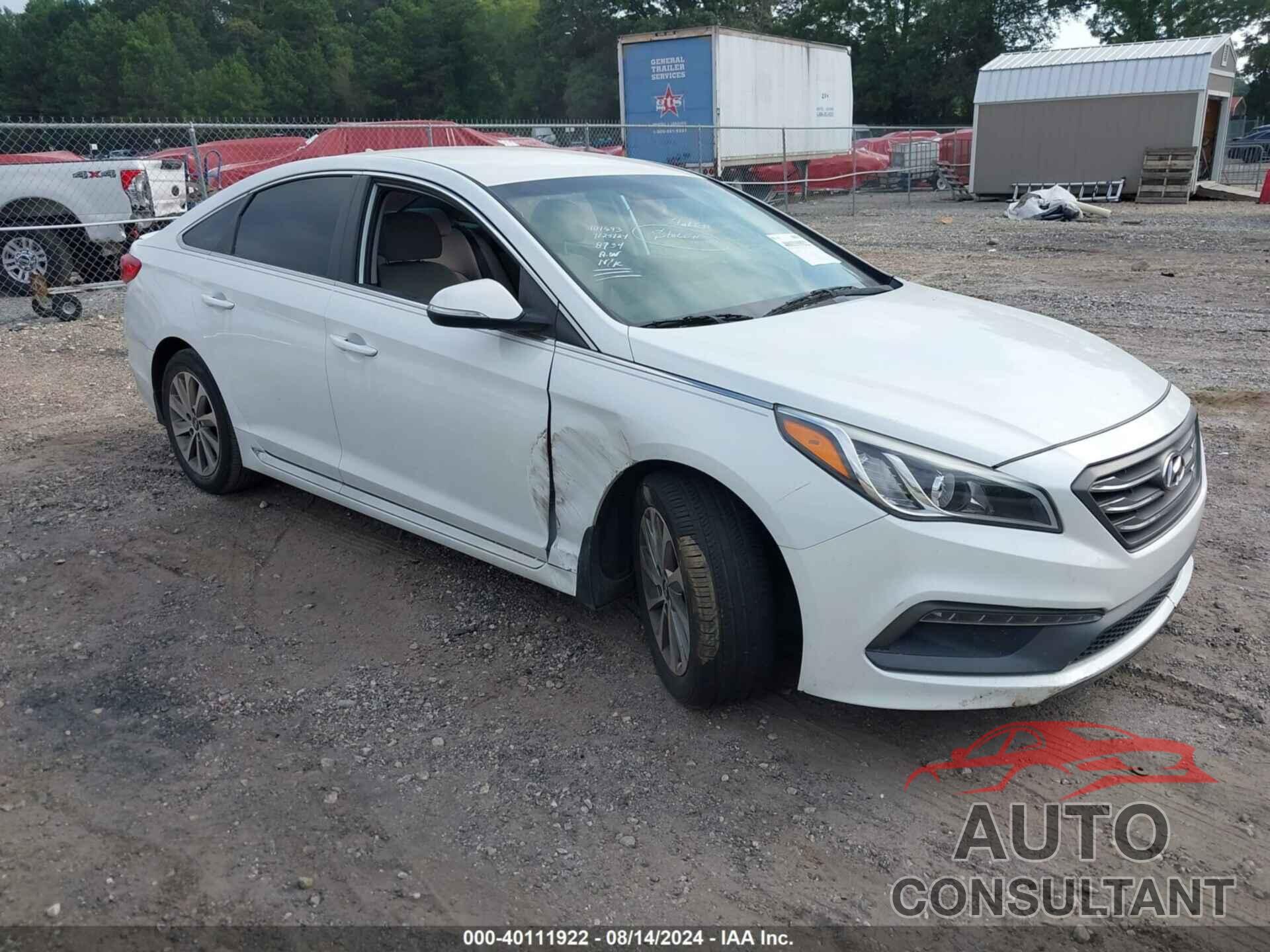 HYUNDAI SONATA 2016 - 5NPE34AF6GH408734