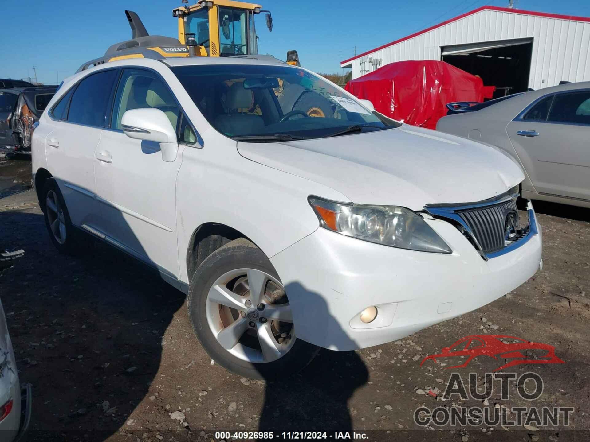 LEXUS RX 350 2011 - 2T2ZK1BA7BC055630