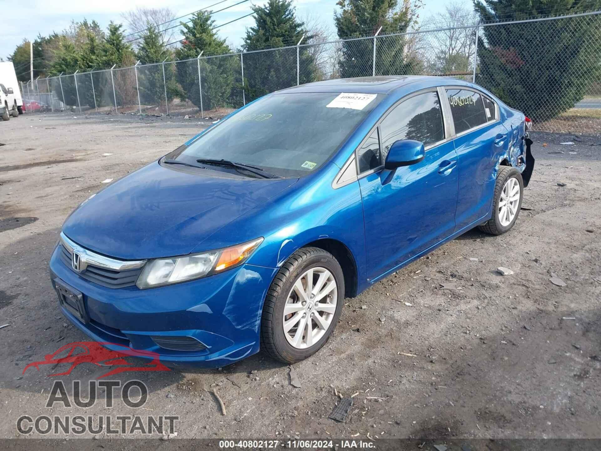 HONDA CIVIC 2012 - 19XFB2F87CE029035