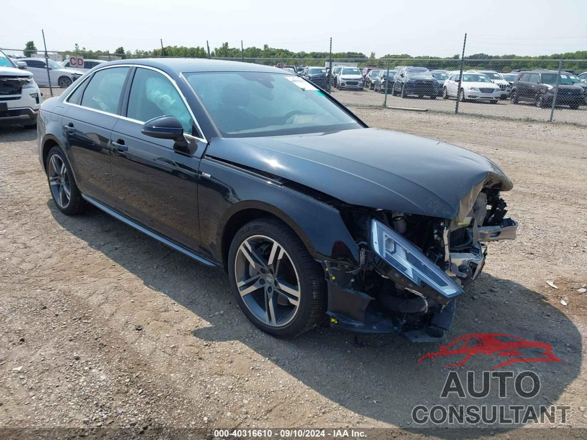 AUDI A4 2017 - WAUENAF43HN002263