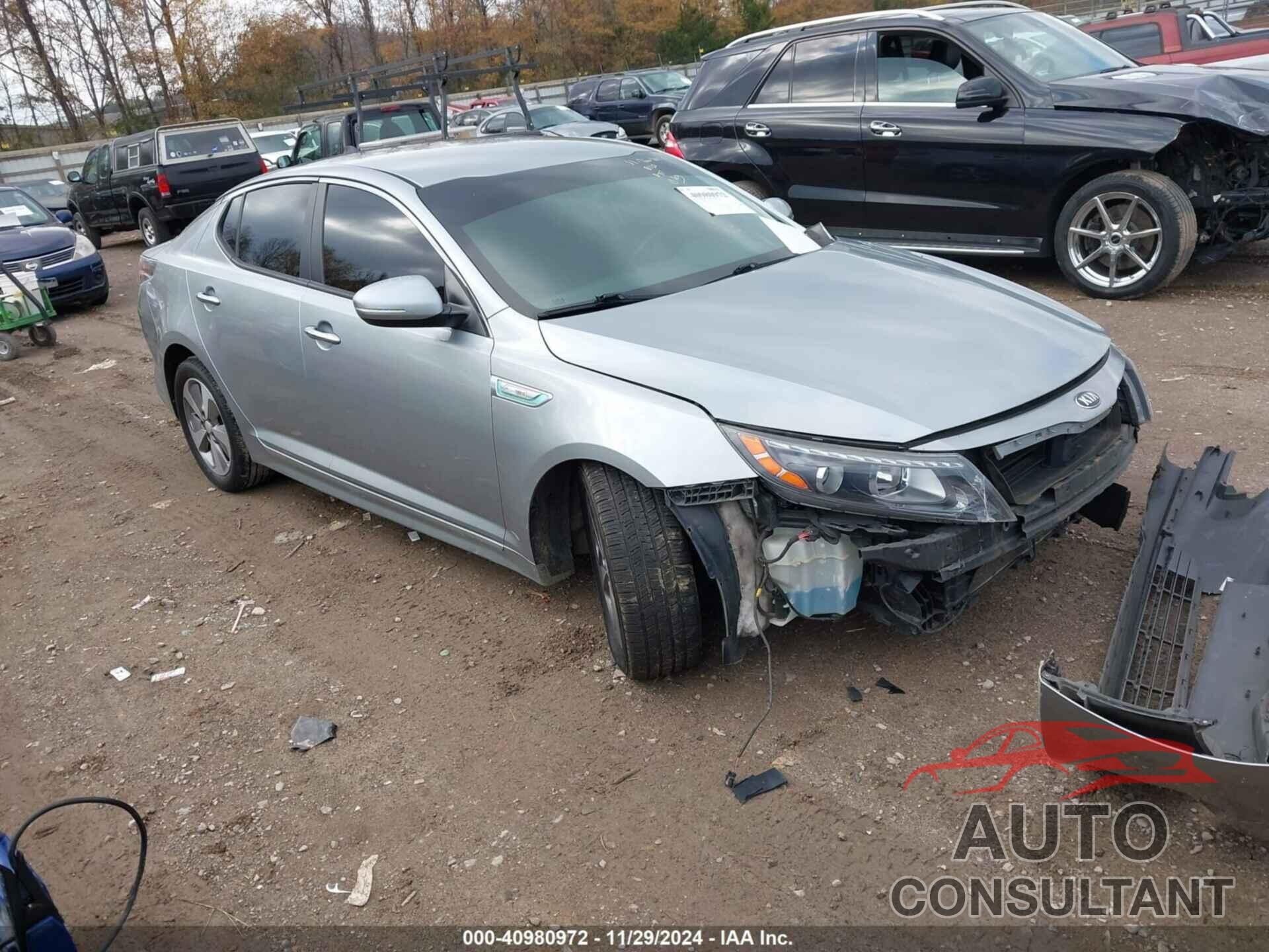 KIA OPTIMA HYBRID 2014 - KNAGN4AD1E5074351