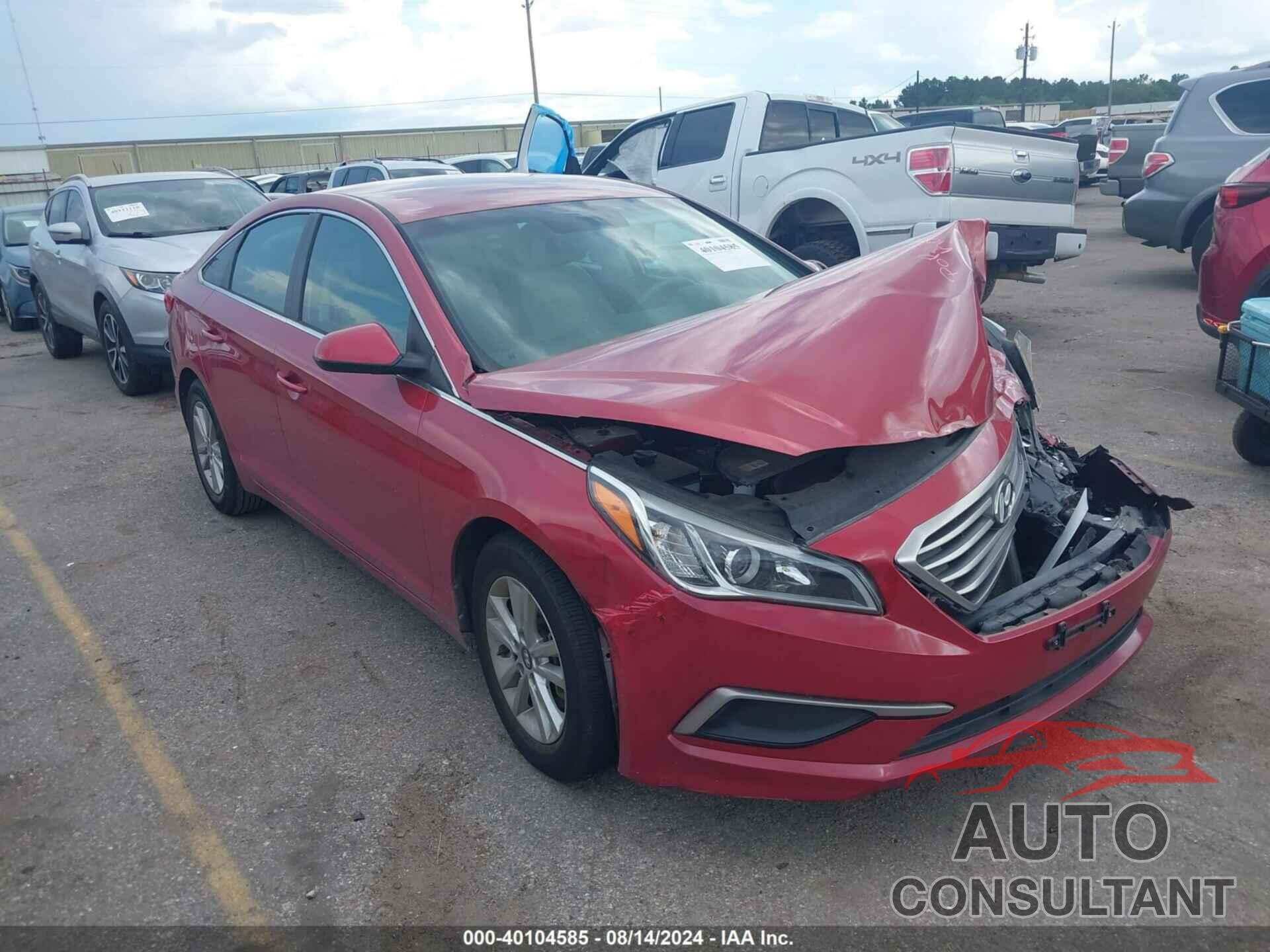 HYUNDAI SONATA 2017 - 5NPE24AFXHH528105