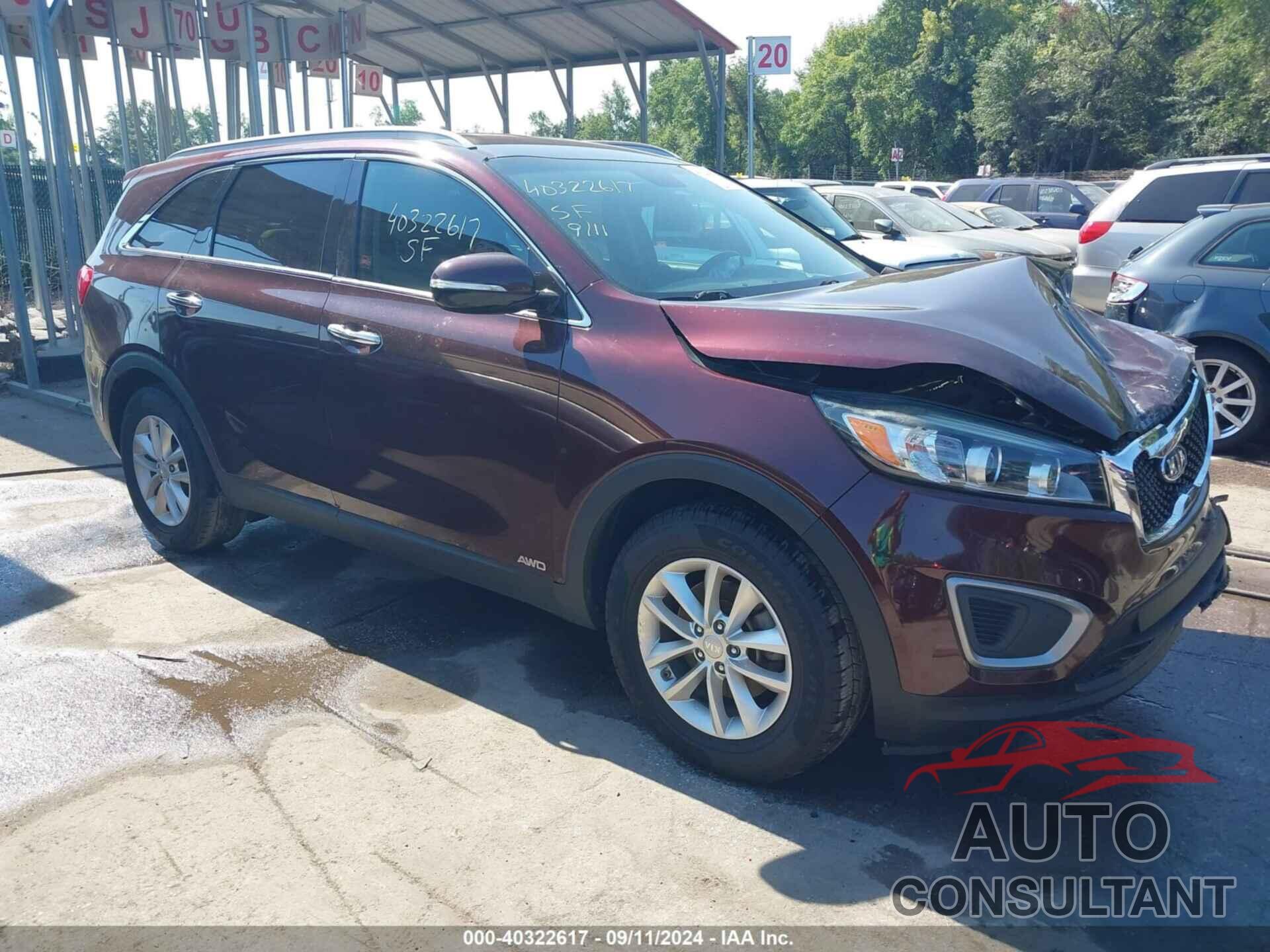 KIA SORENTO 2017 - 5XYPGDA35HG289683