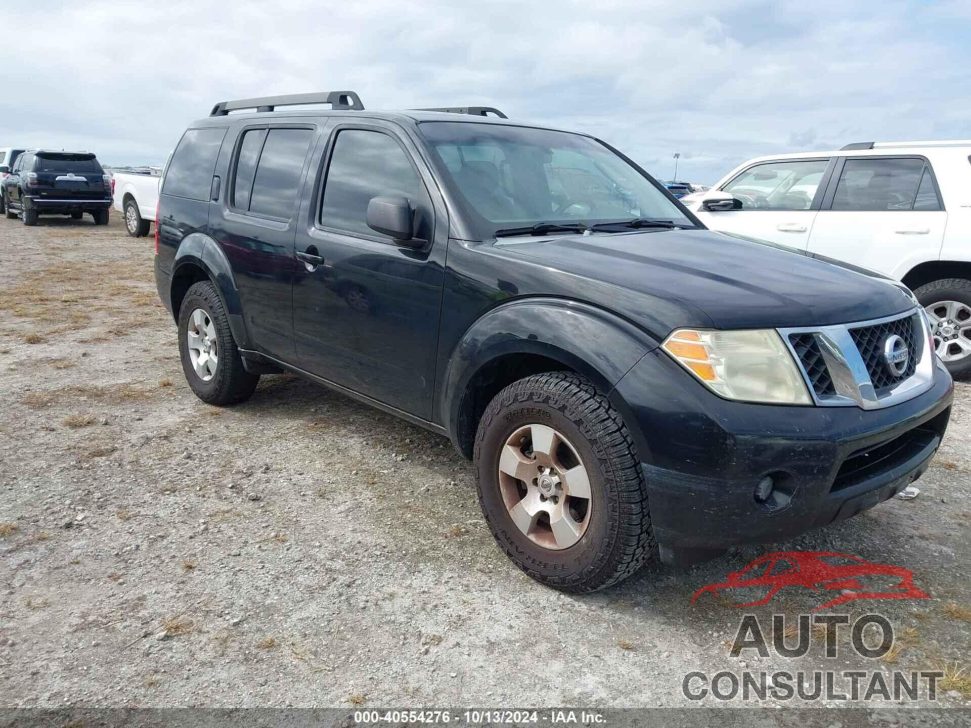 NISSAN PATHFINDER 2009 - 5N1AR18U59C611107