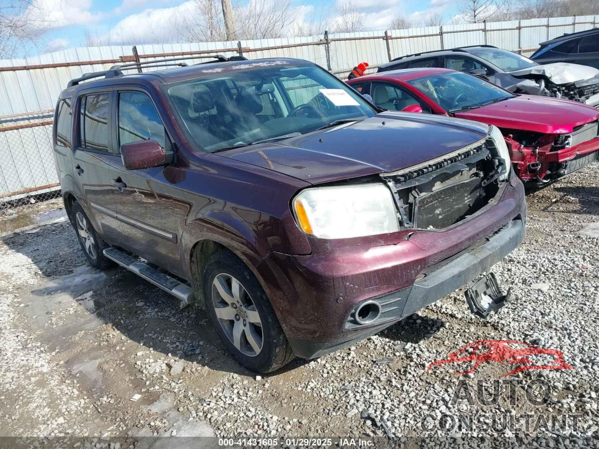 HONDA PILOT 2013 - 5FNYF4H92DB072661