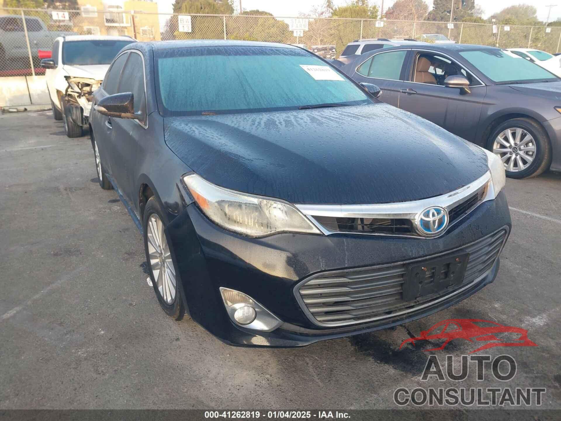 TOYOTA AVALON HYBRID 2013 - 4T1BD1EB6DU007185