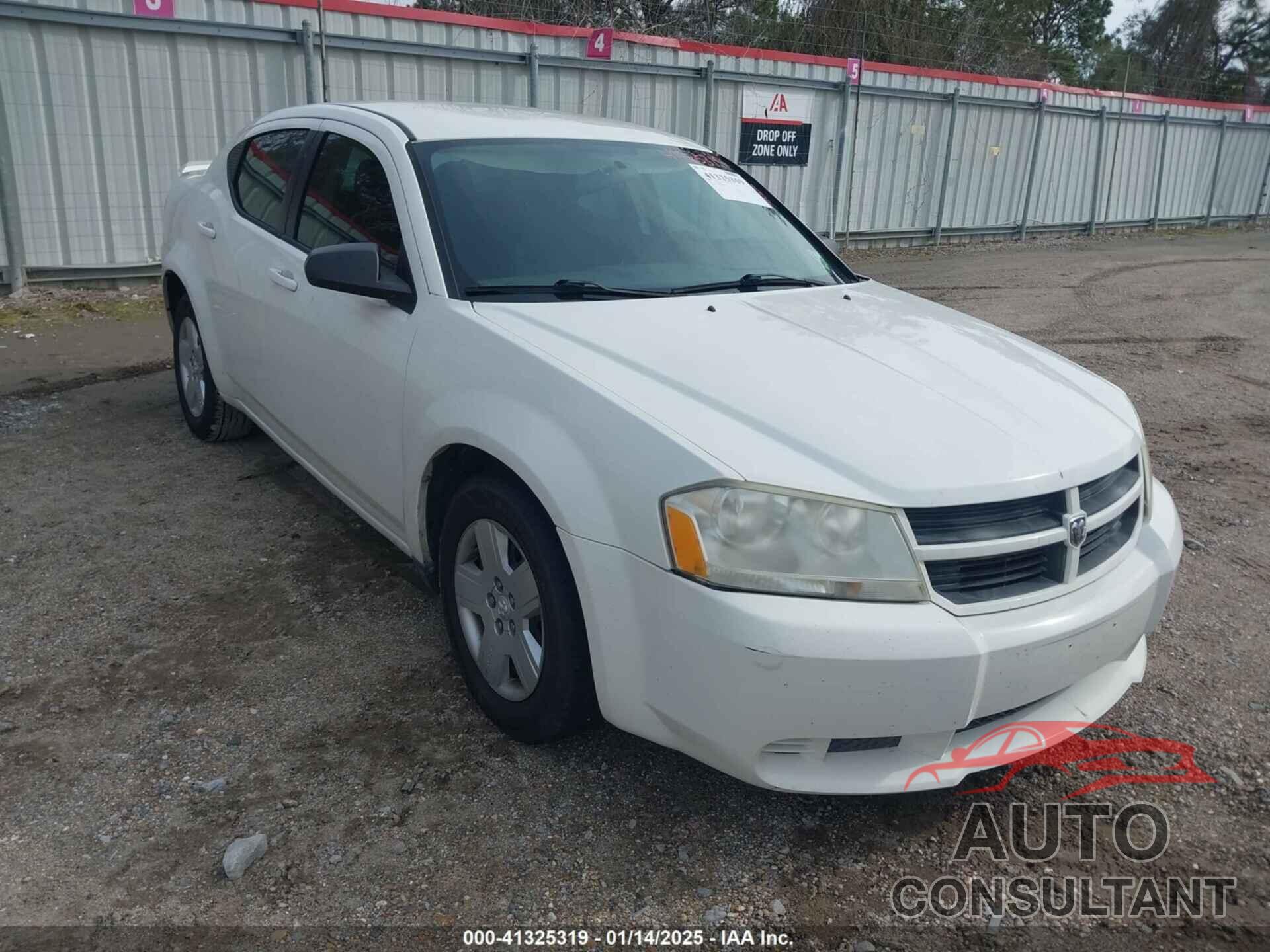 DODGE AVENGER 2010 - 1B3CC4FB9AN169962