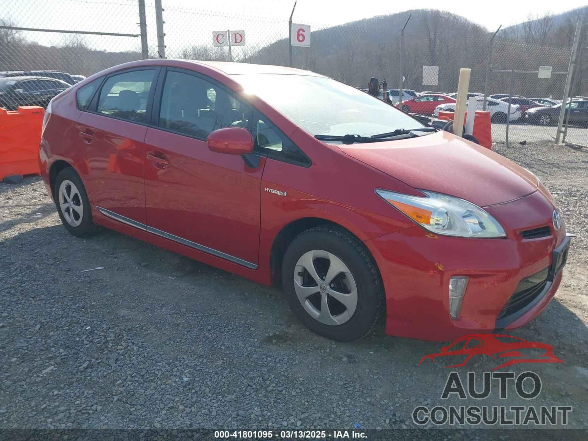TOYOTA PRIUS 2013 - JTDKN3DU3D5594116