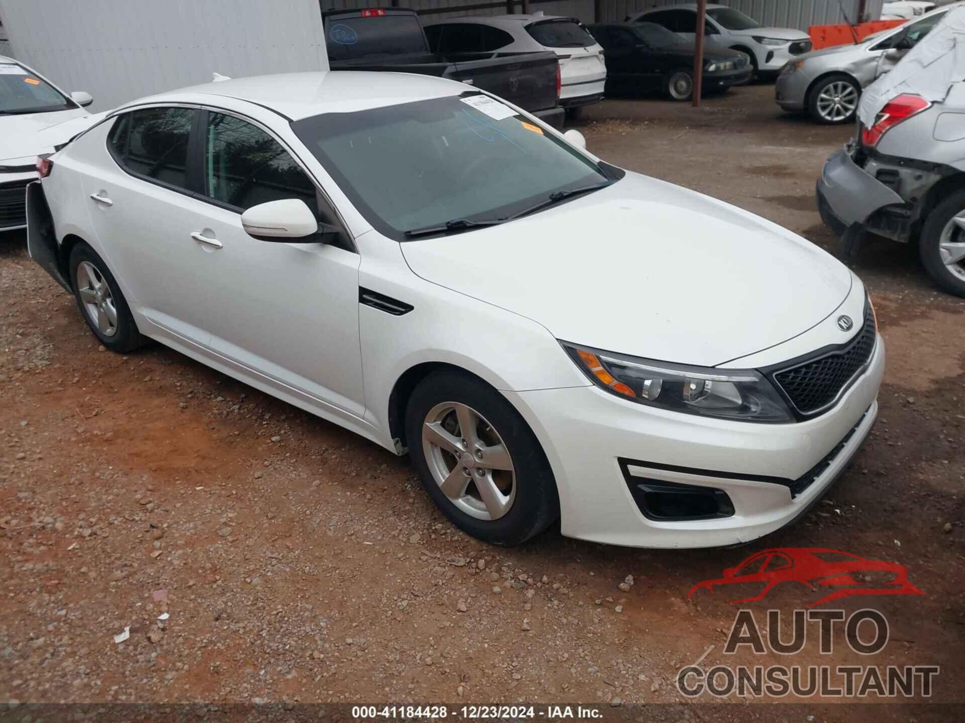 KIA OPTIMA 2015 - KNAGM4A74F5587415