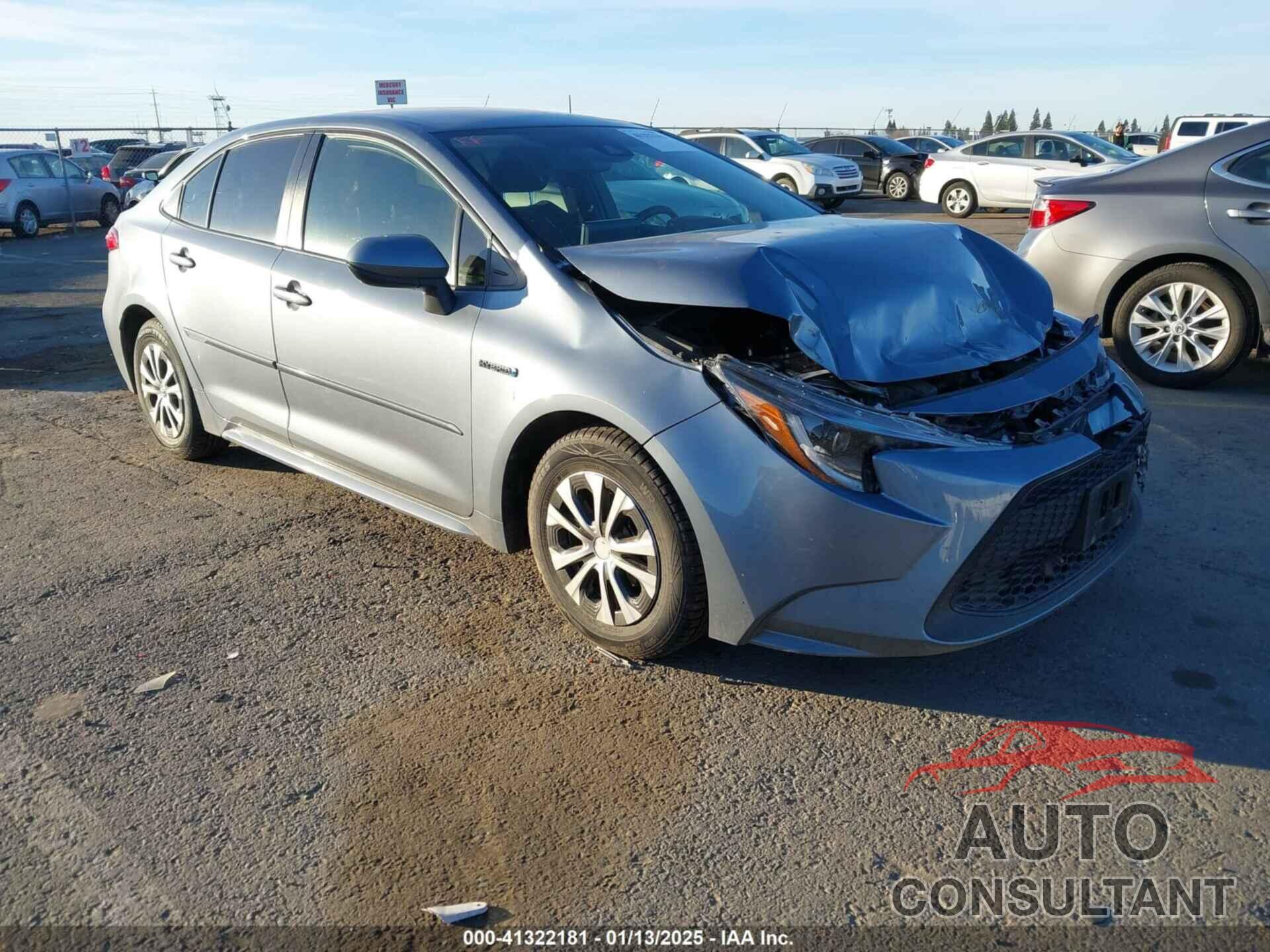 TOYOTA COROLLA 2021 - JTDEAMDE9MJ033224
