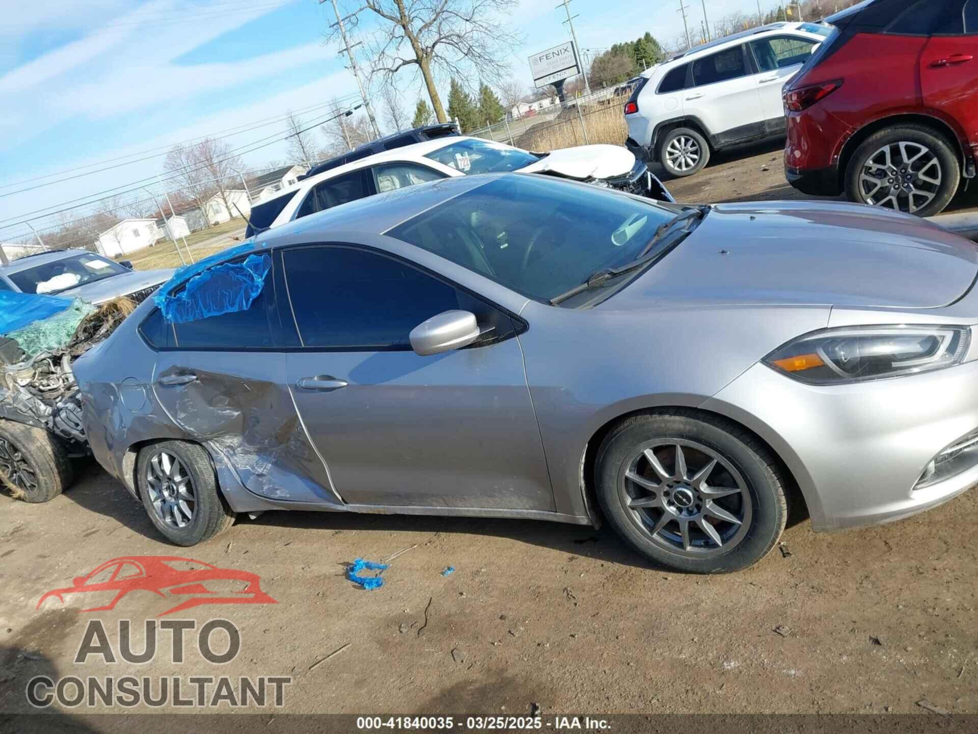 DODGE DART 2015 - 1C3CDFBB4FD267005