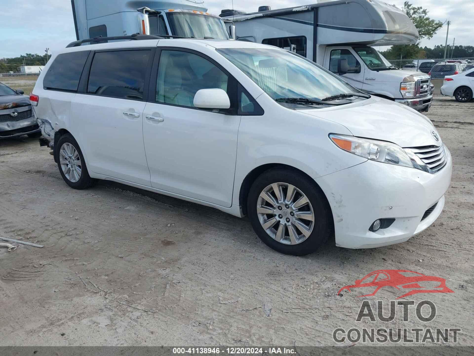 TOYOTA SIENNA 2011 - 5TDDK3DC7BS028735