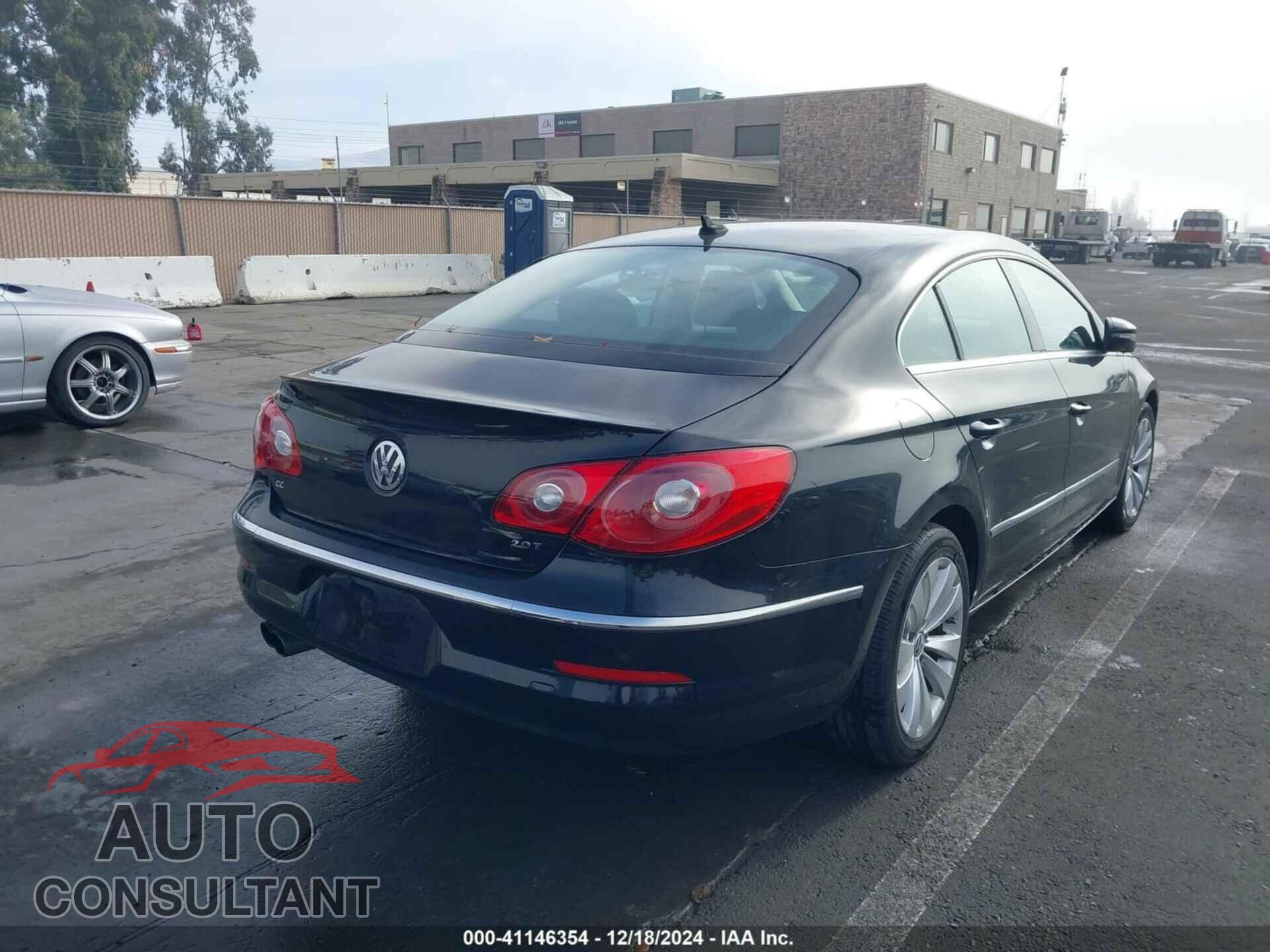 VOLKSWAGEN CC 2012 - WVWMP7AN3CE538053