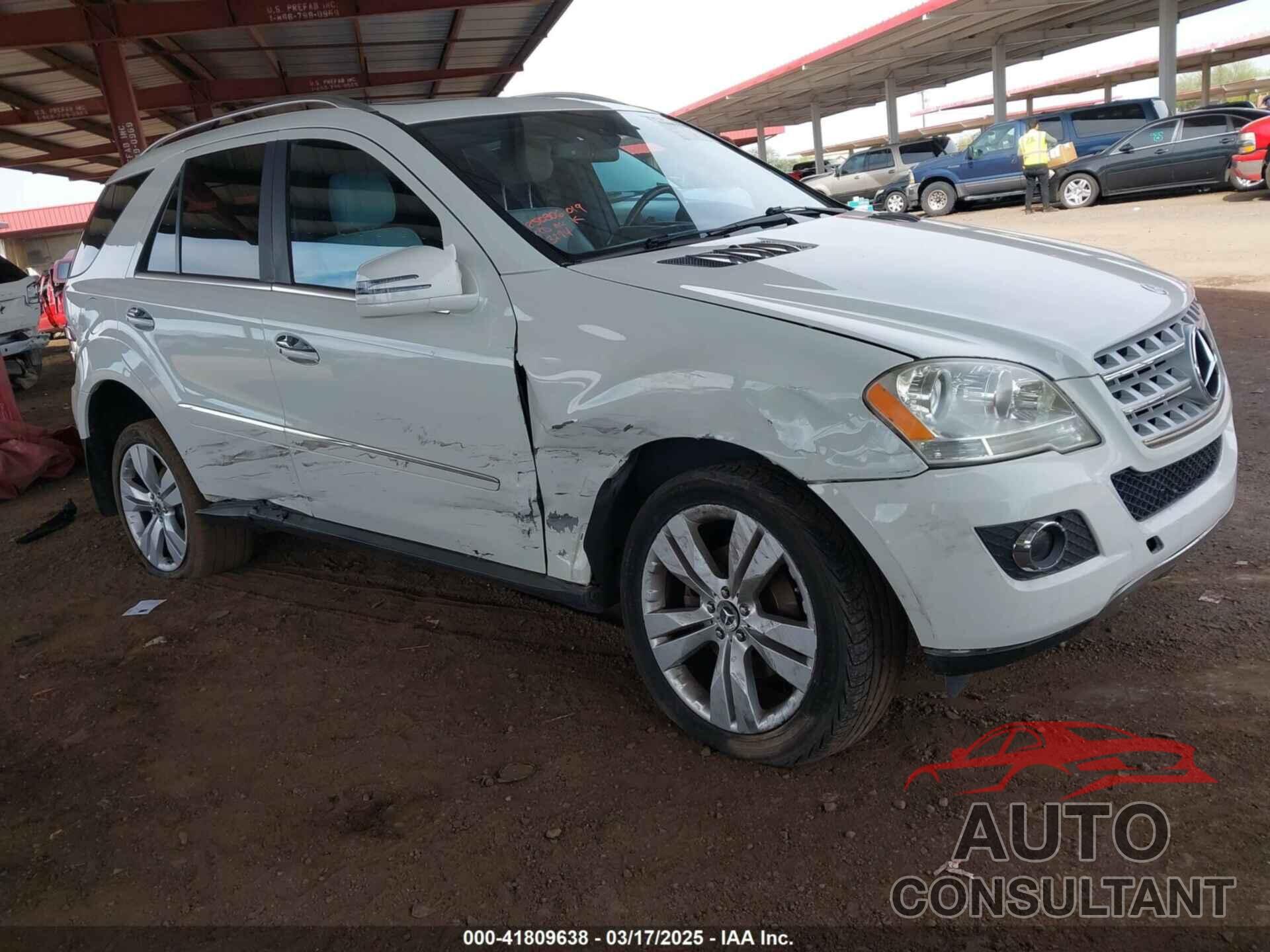 MERCEDES-BENZ ML 350 2011 - 4JGBB5GB8BA743294