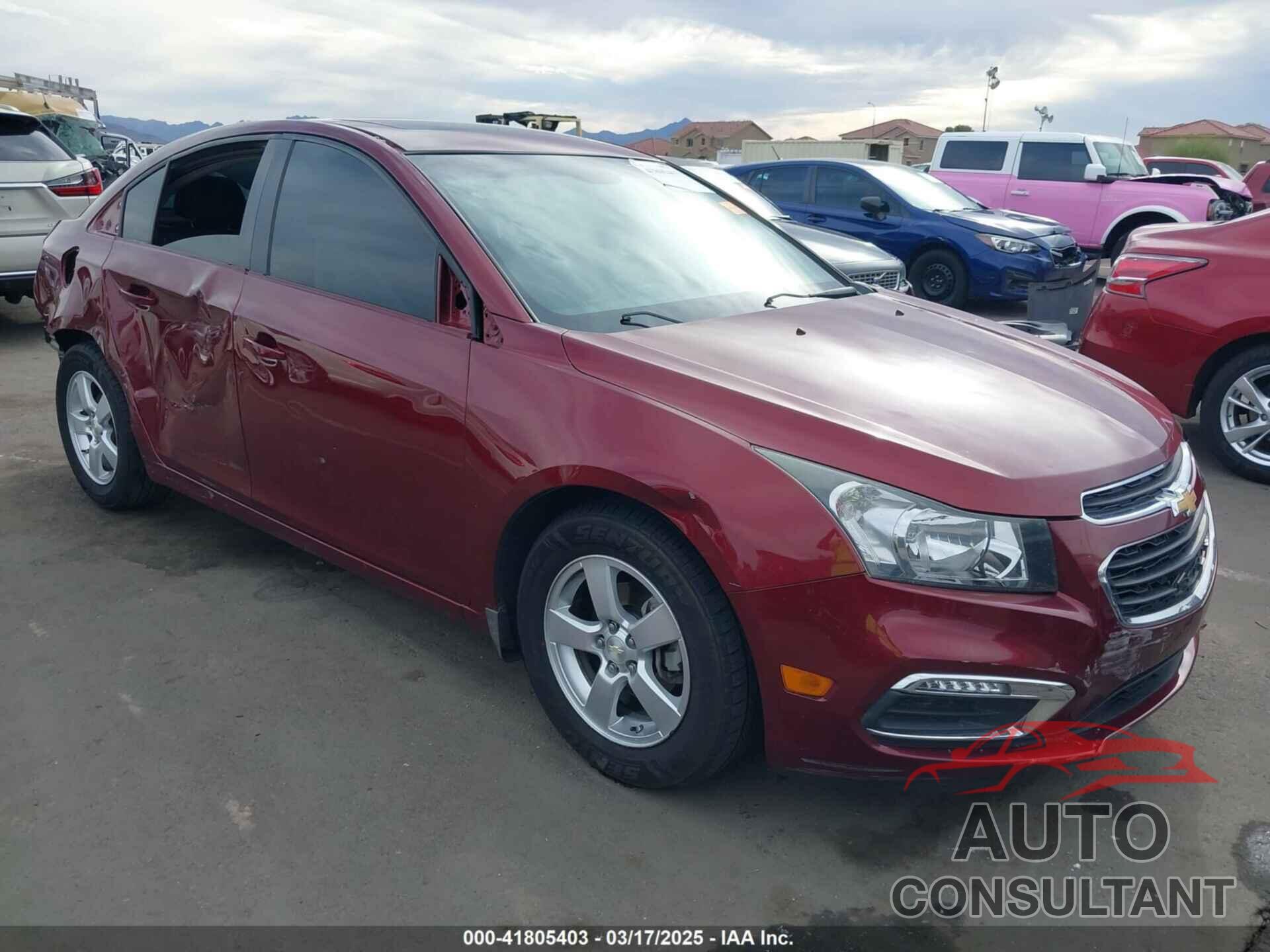 CHEVROLET CRUZE LIMITED 2016 - 1G1PE5SB8G7161122