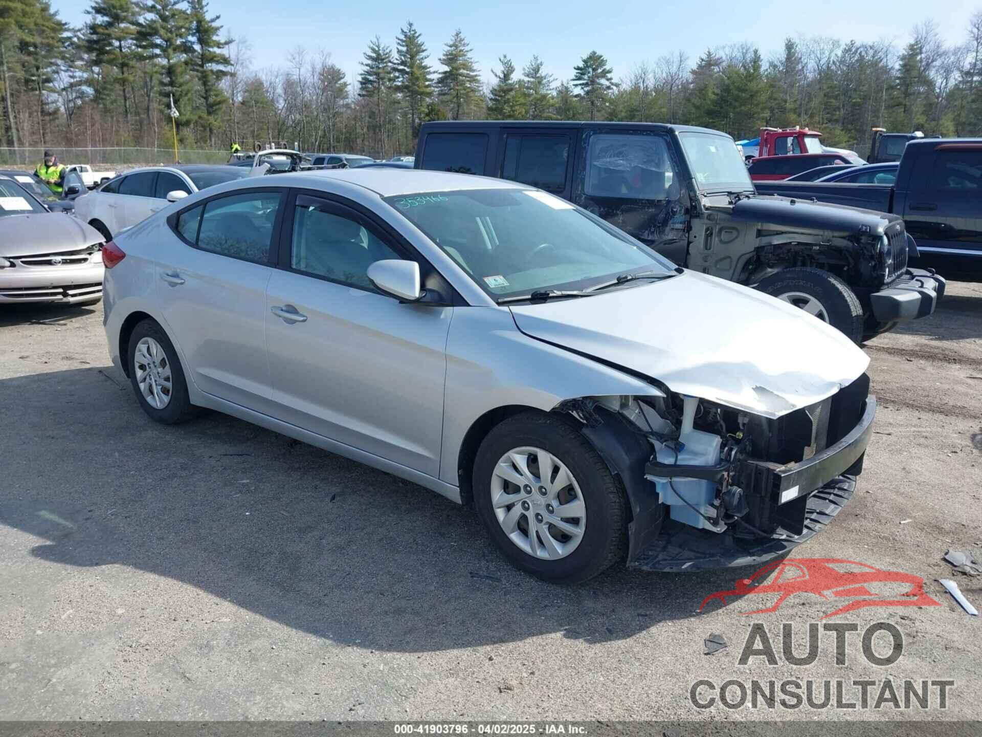 HYUNDAI ELANTRA 2018 - 5NPD74LF6JH297204