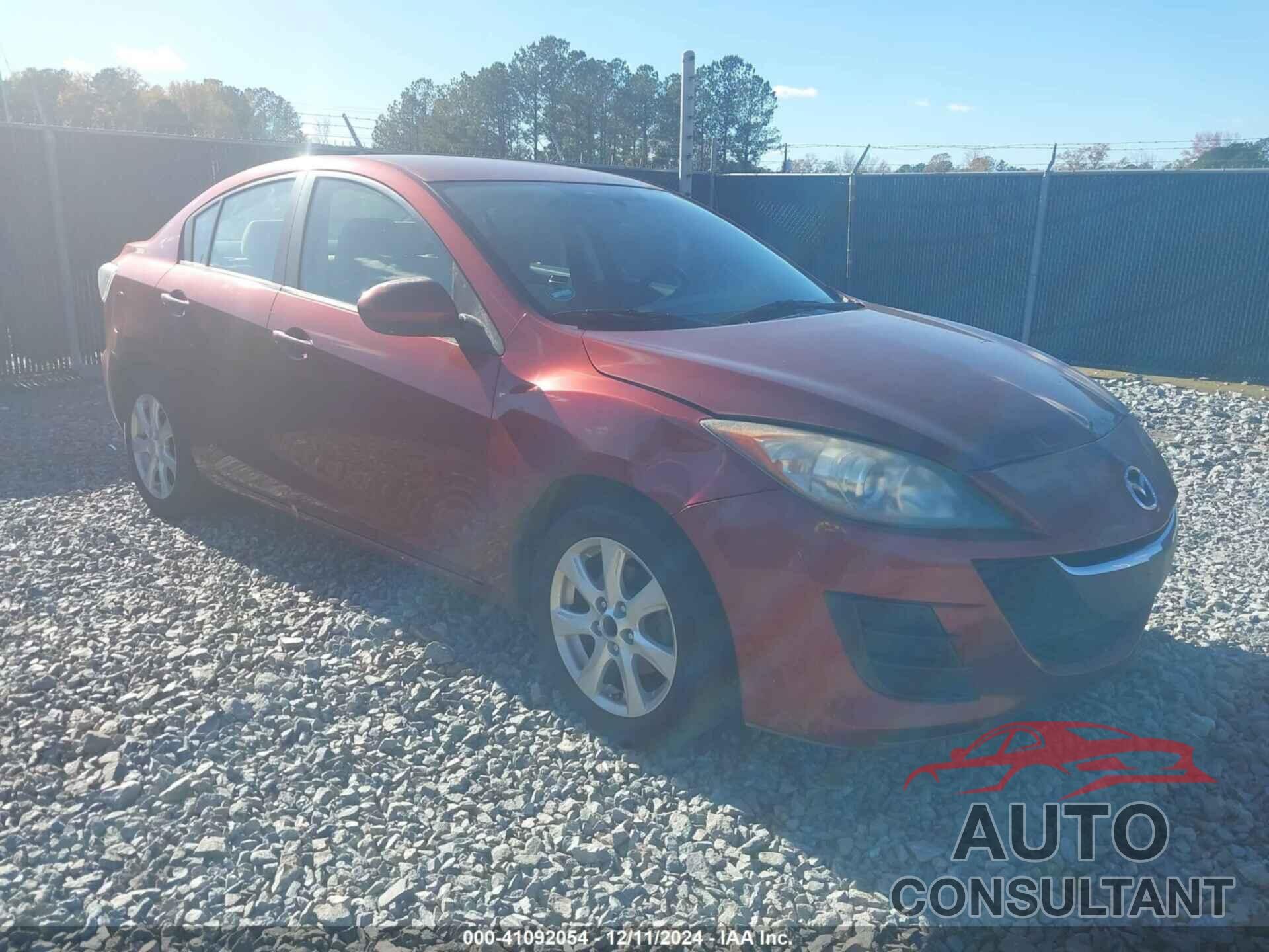 MAZDA MAZDA3 2010 - JM1BL1SF6A1107458