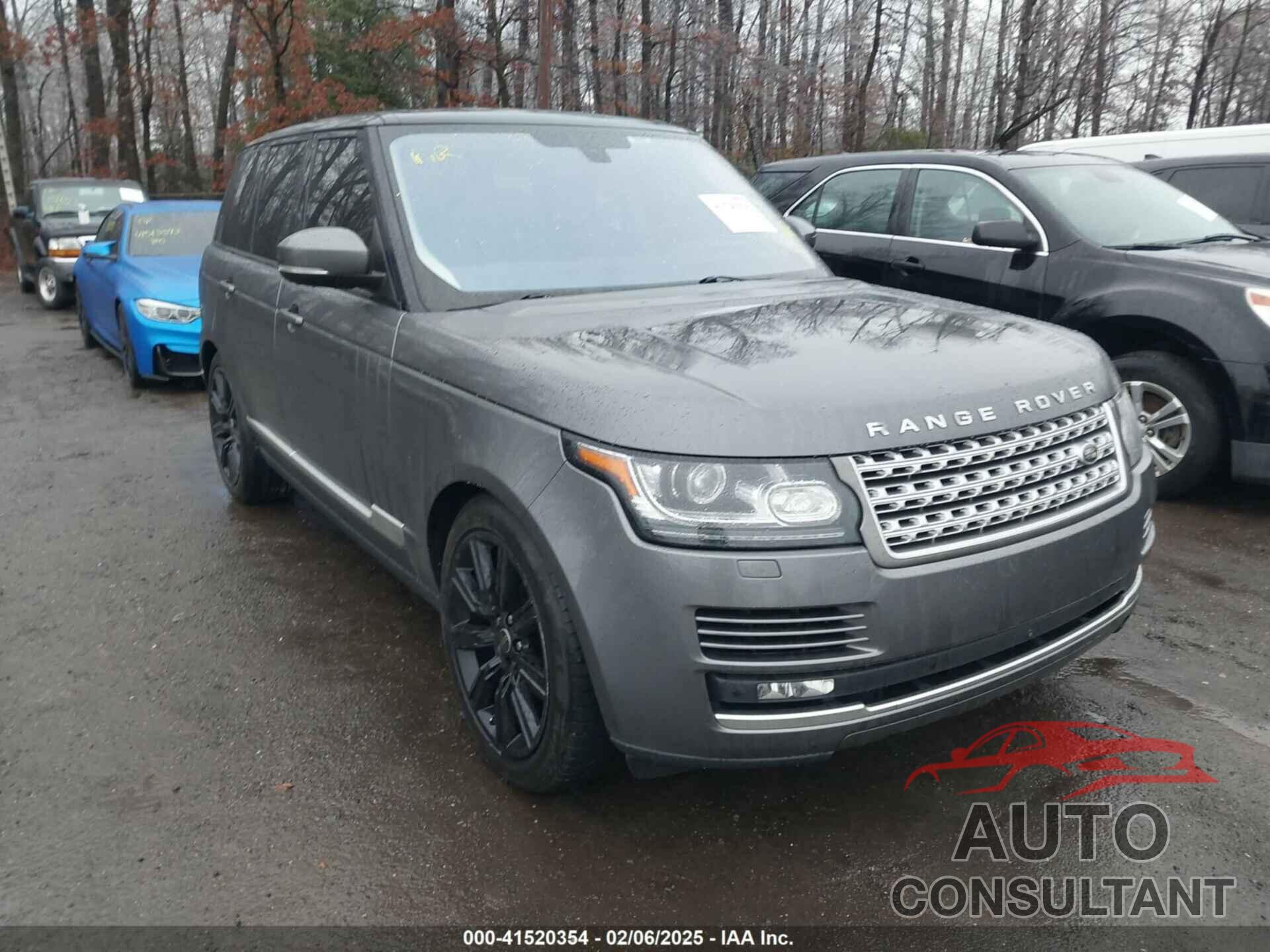 LAND ROVER RANGE ROVER 2016 - SALGS2KF8GA253070