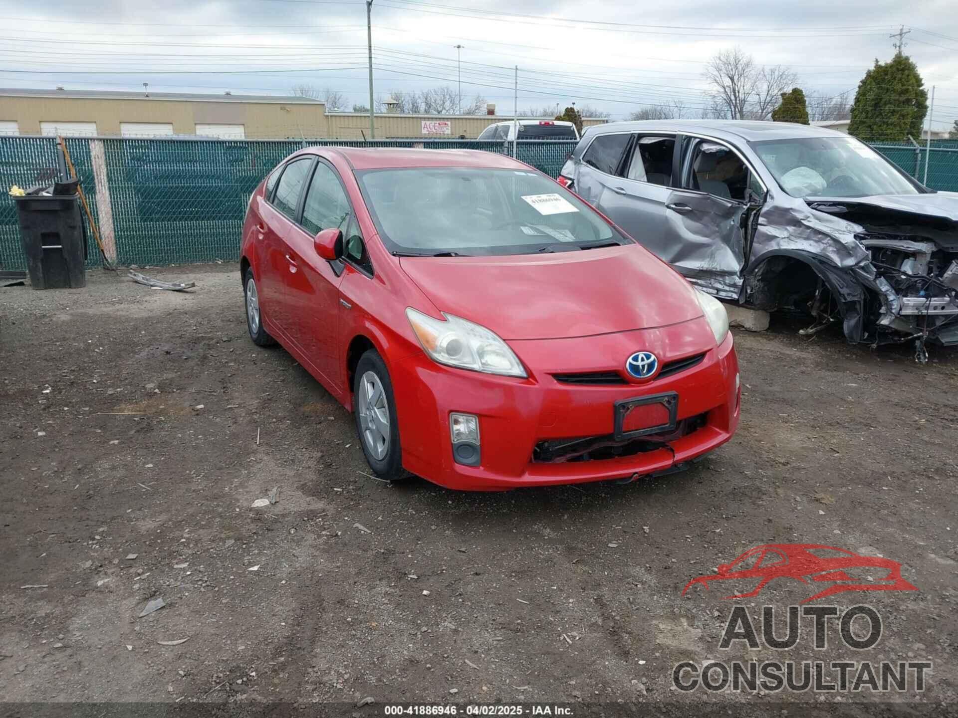 TOYOTA PRIUS 2011 - JTDKN3DU5B1429625