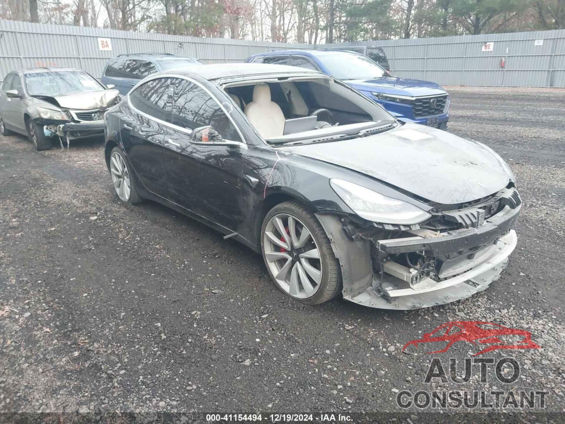 TESLA MODEL 3 2019 - 5YJ3E1EB4KF434215