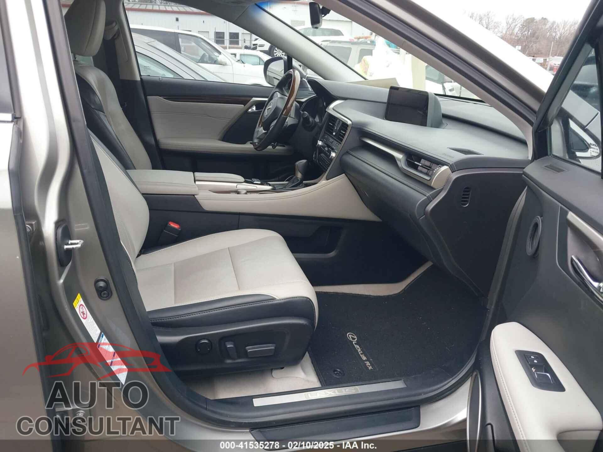 LEXUS RX 350 2017 - 2T2BZMCA5HC085411