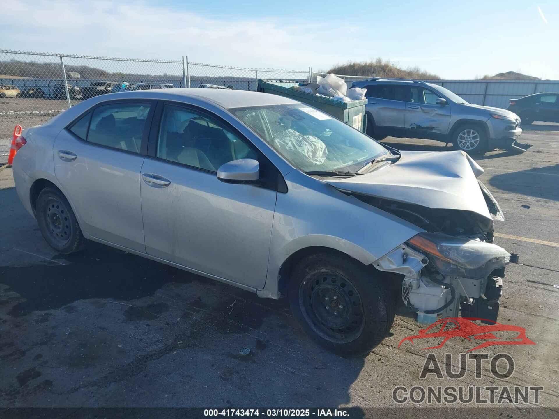 TOYOTA COROLLA 2017 - 2T1BURHE6HC939172