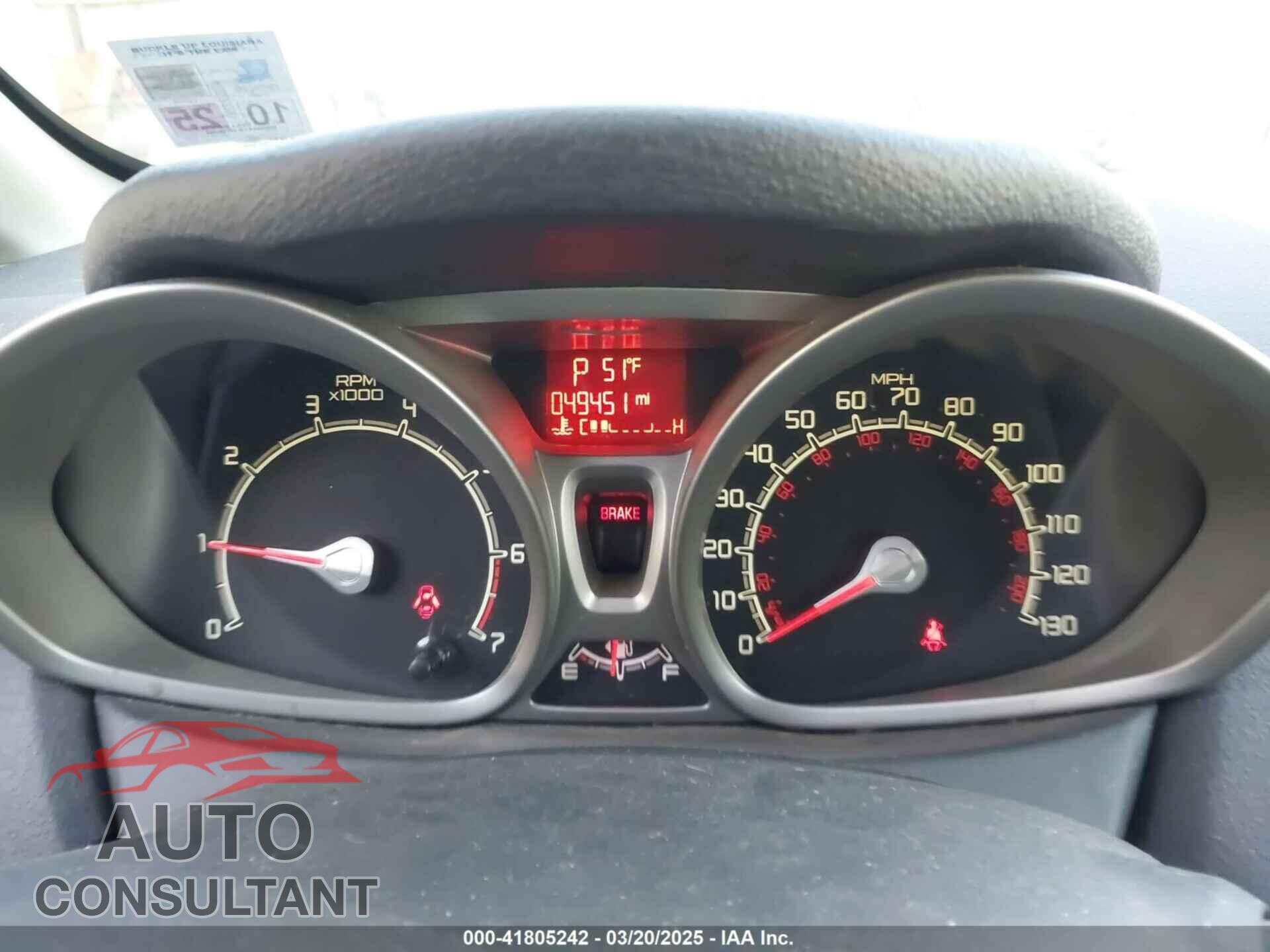 FORD FIESTA 2013 - 3FADP4EJ9DM199127