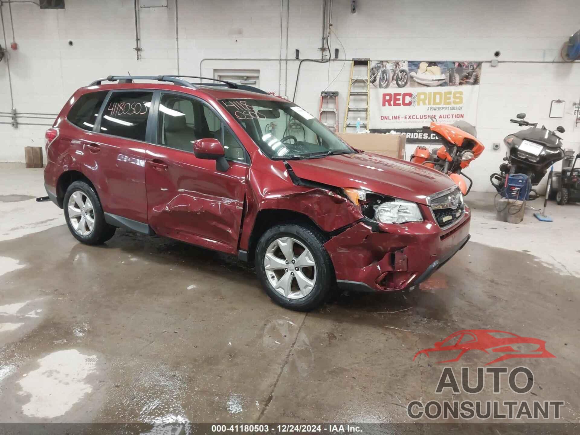 SUBARU FORESTER 2014 - JF2SJAEC3EH451299