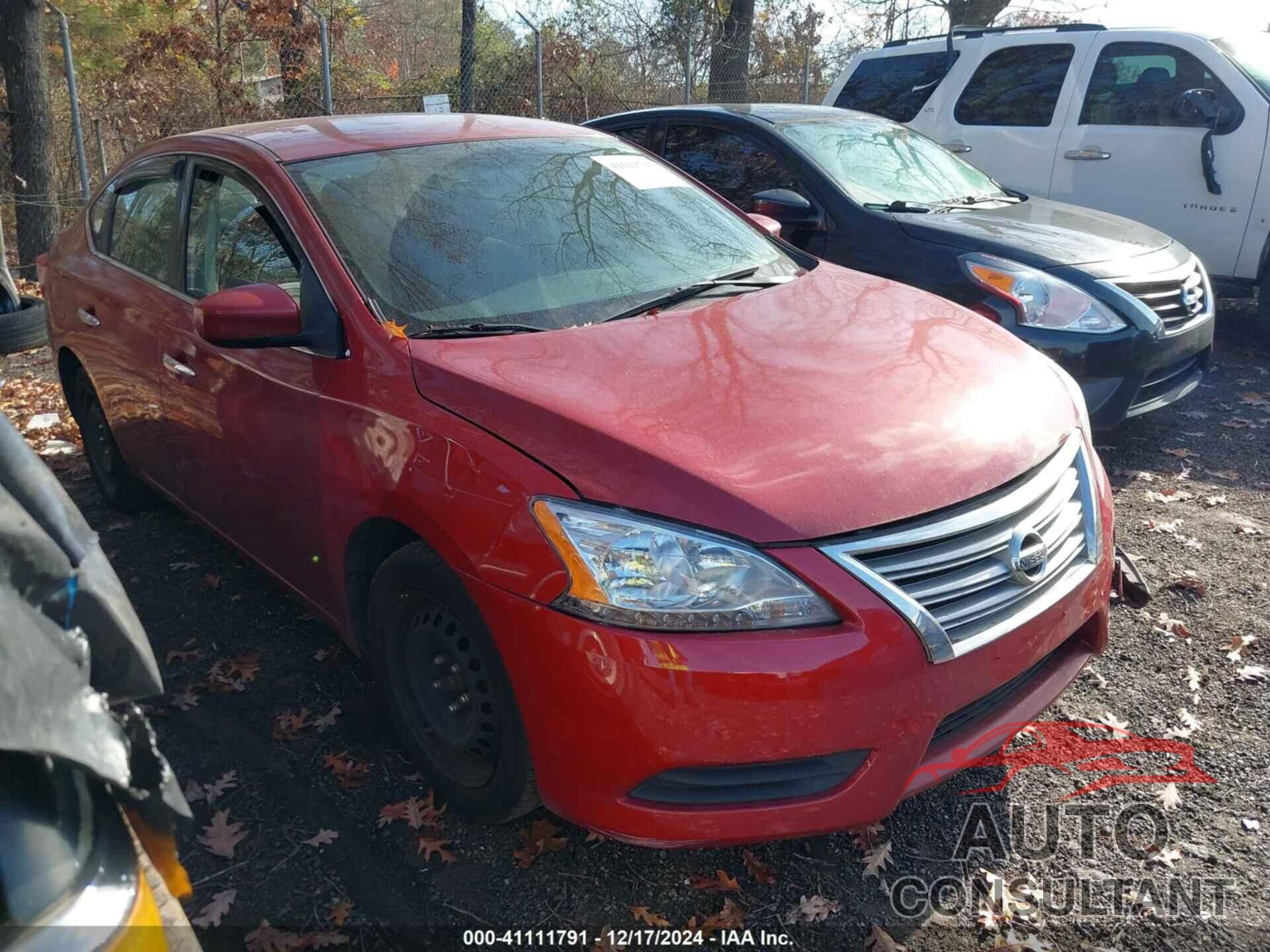 NISSAN SENTRA 2014 - 3N1AB7AP9EY338421