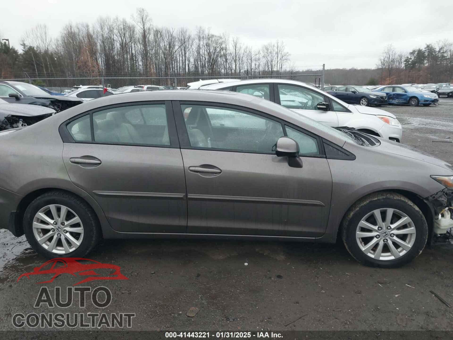 HONDA CIVIC 2012 - 19XFB2F80CE015283